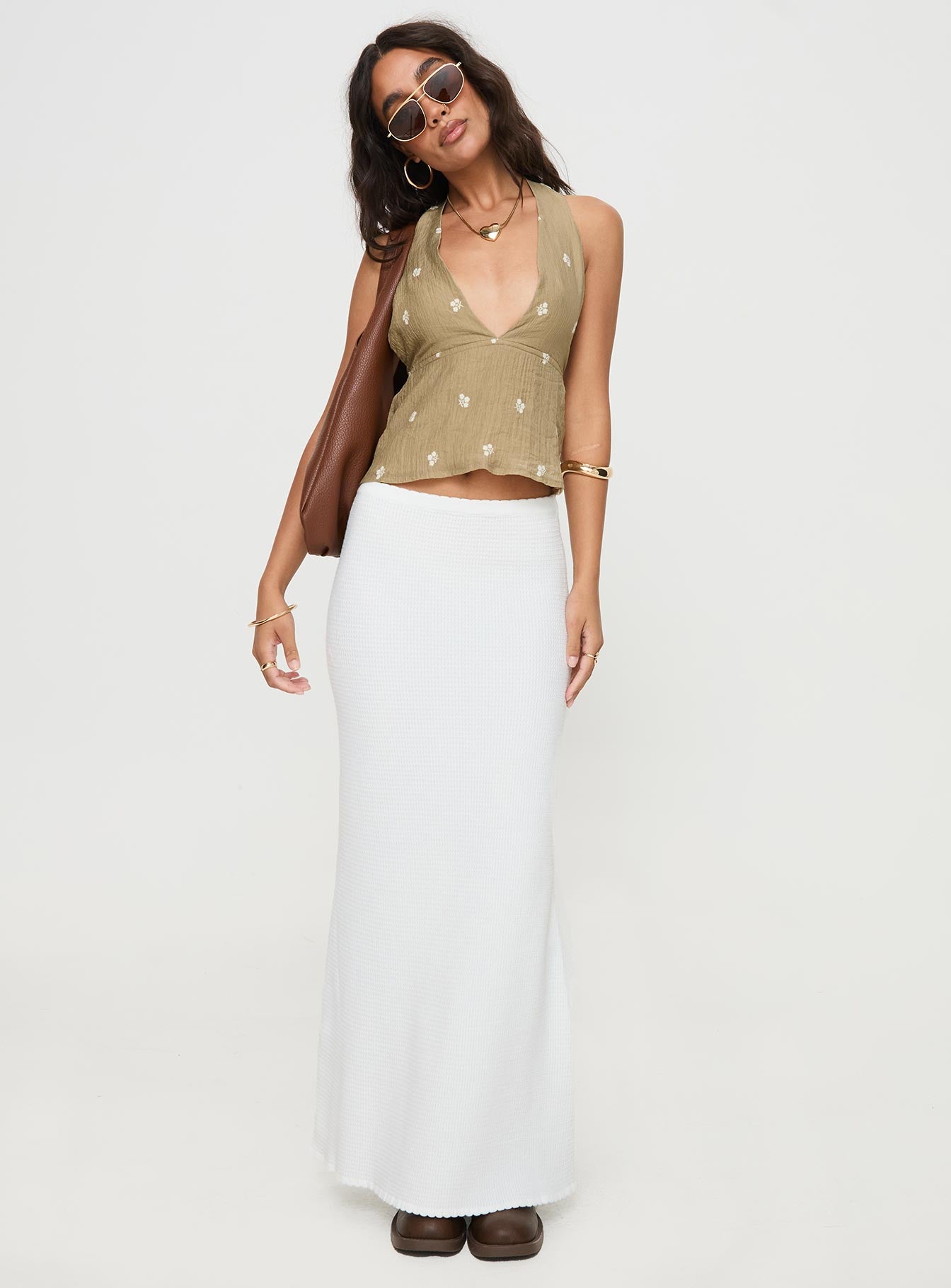 Zachariah Halter Top Brown - Image 3