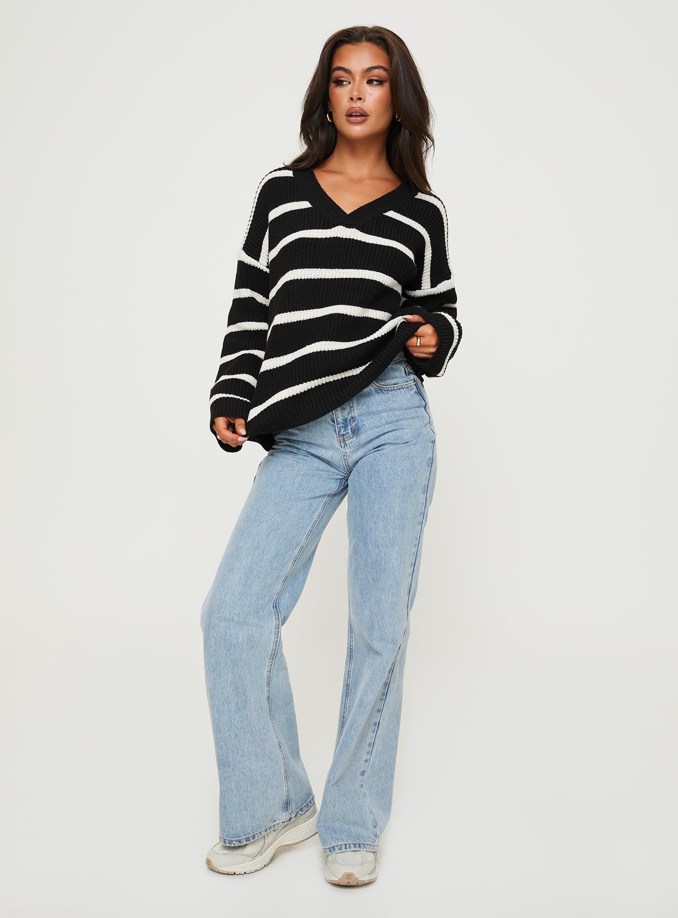 Forte Knit Sweater Black - Image 3