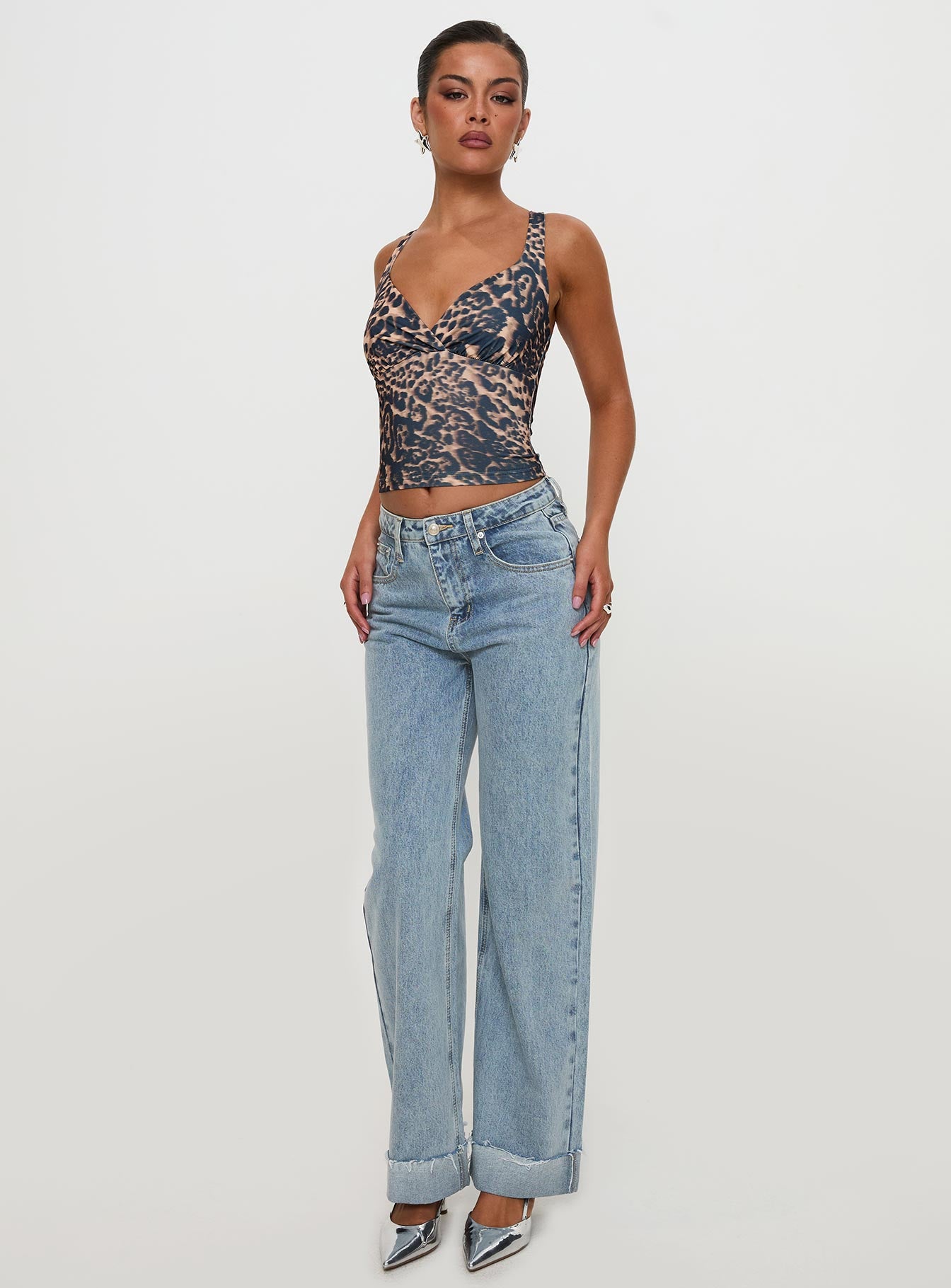 Wandella Tank Brown Leopard - Image 6