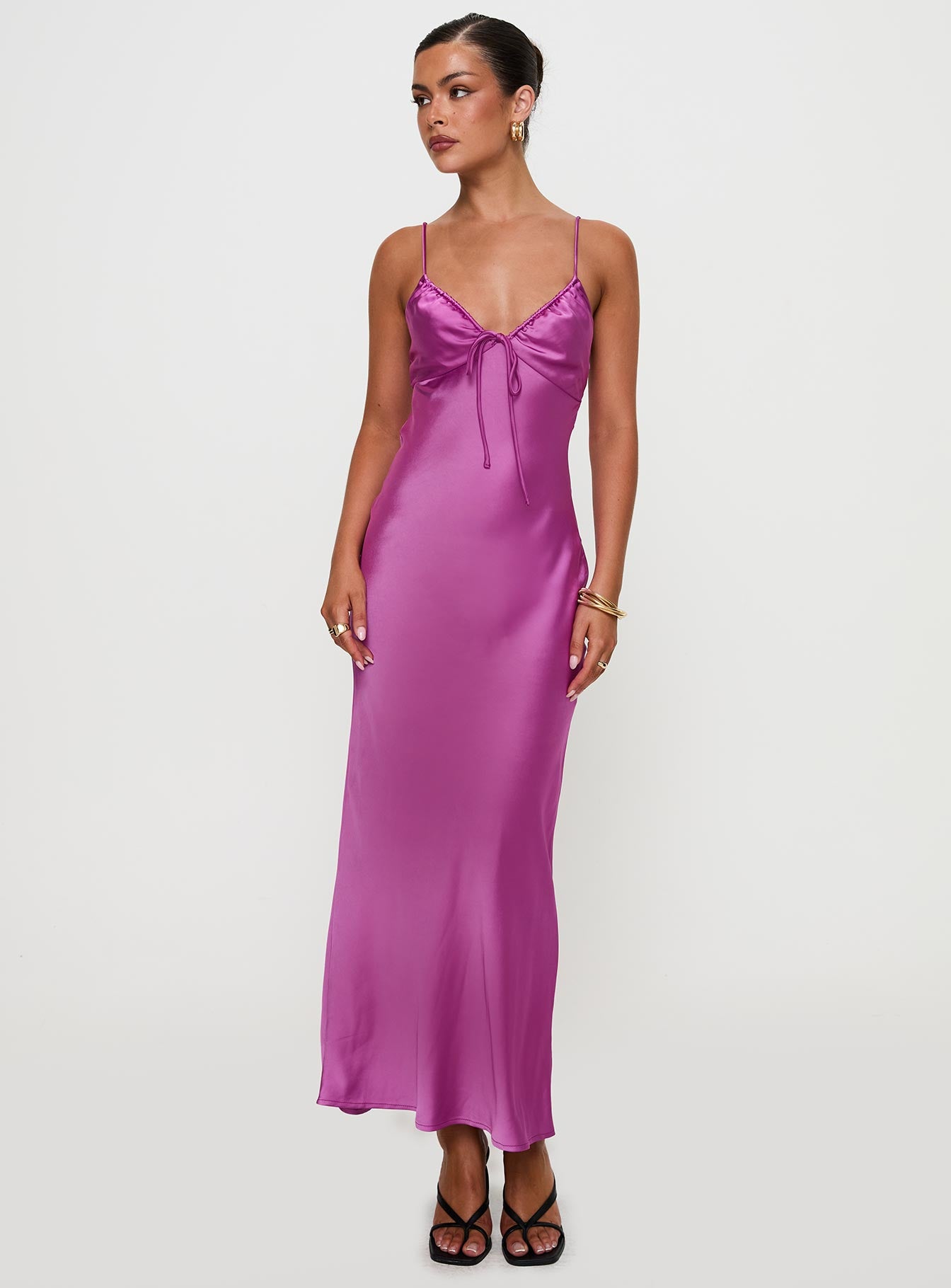 Maguire Maxi Dress Purple - Image 3