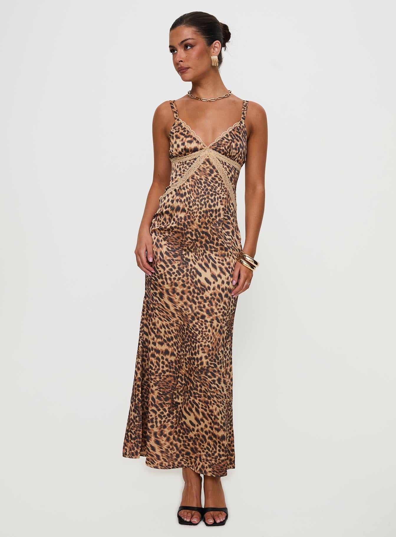 Sanctuary Maxi Dress Leopard - Image 6