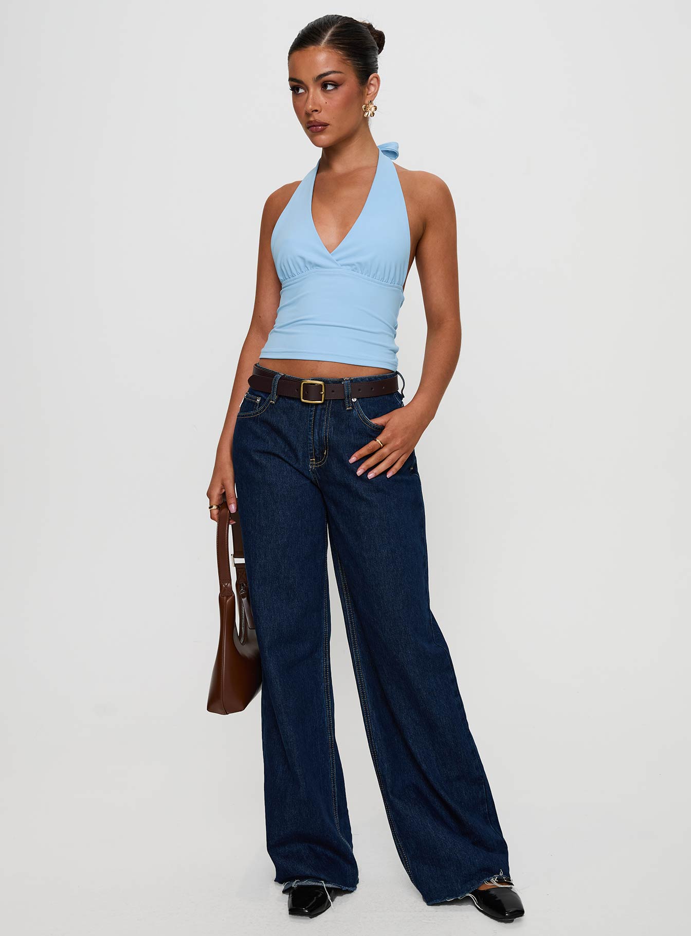 Whimsy Halter Top Blue - Image 3