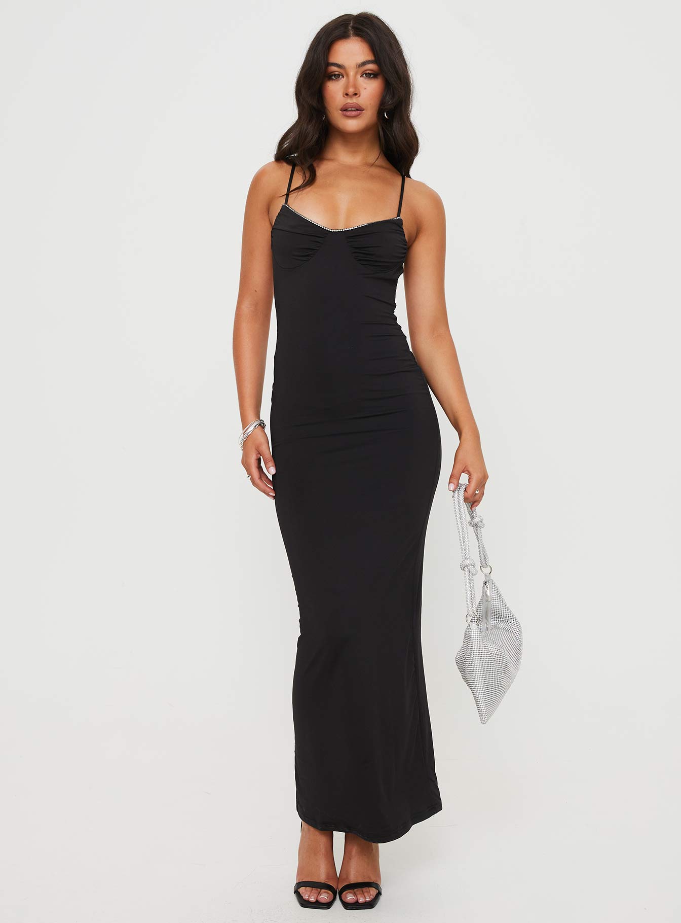 Kerani Maxi Dress Black - Image 3
