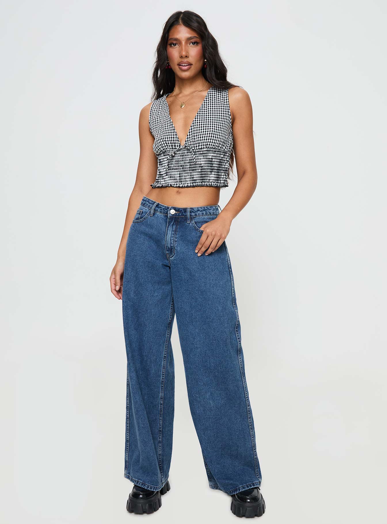 Mixing It Up Top Black / White - Image 3