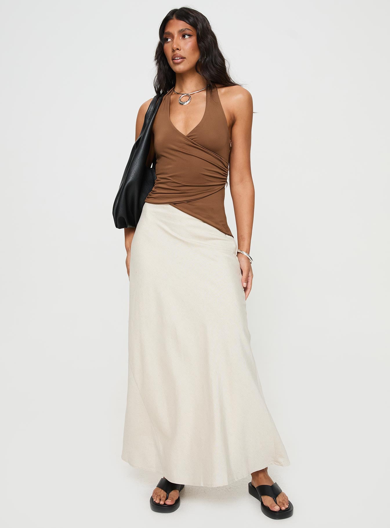 Marvin Halter Top Brown - Image 3