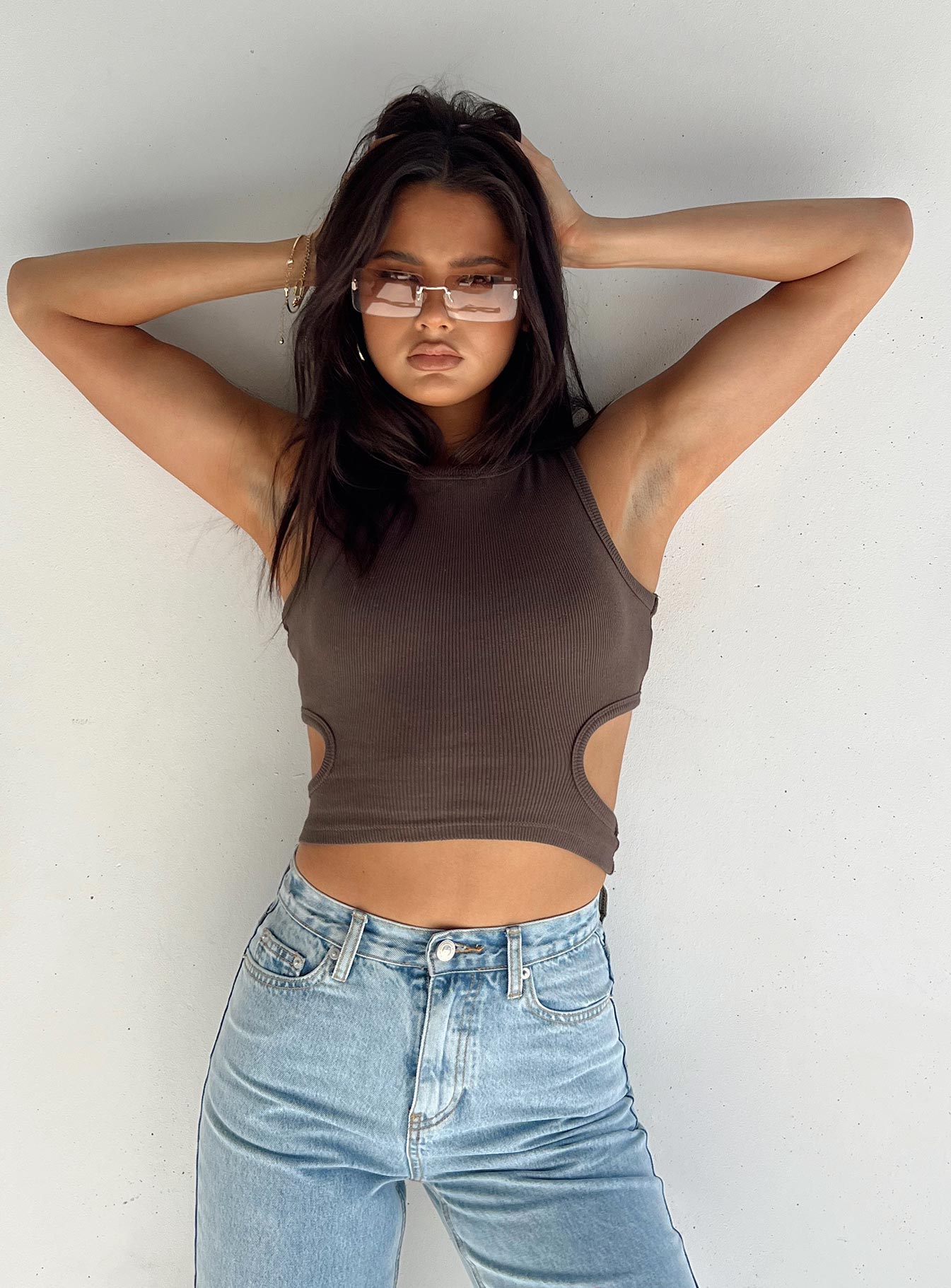 Kamelia Top Brown - Image 3