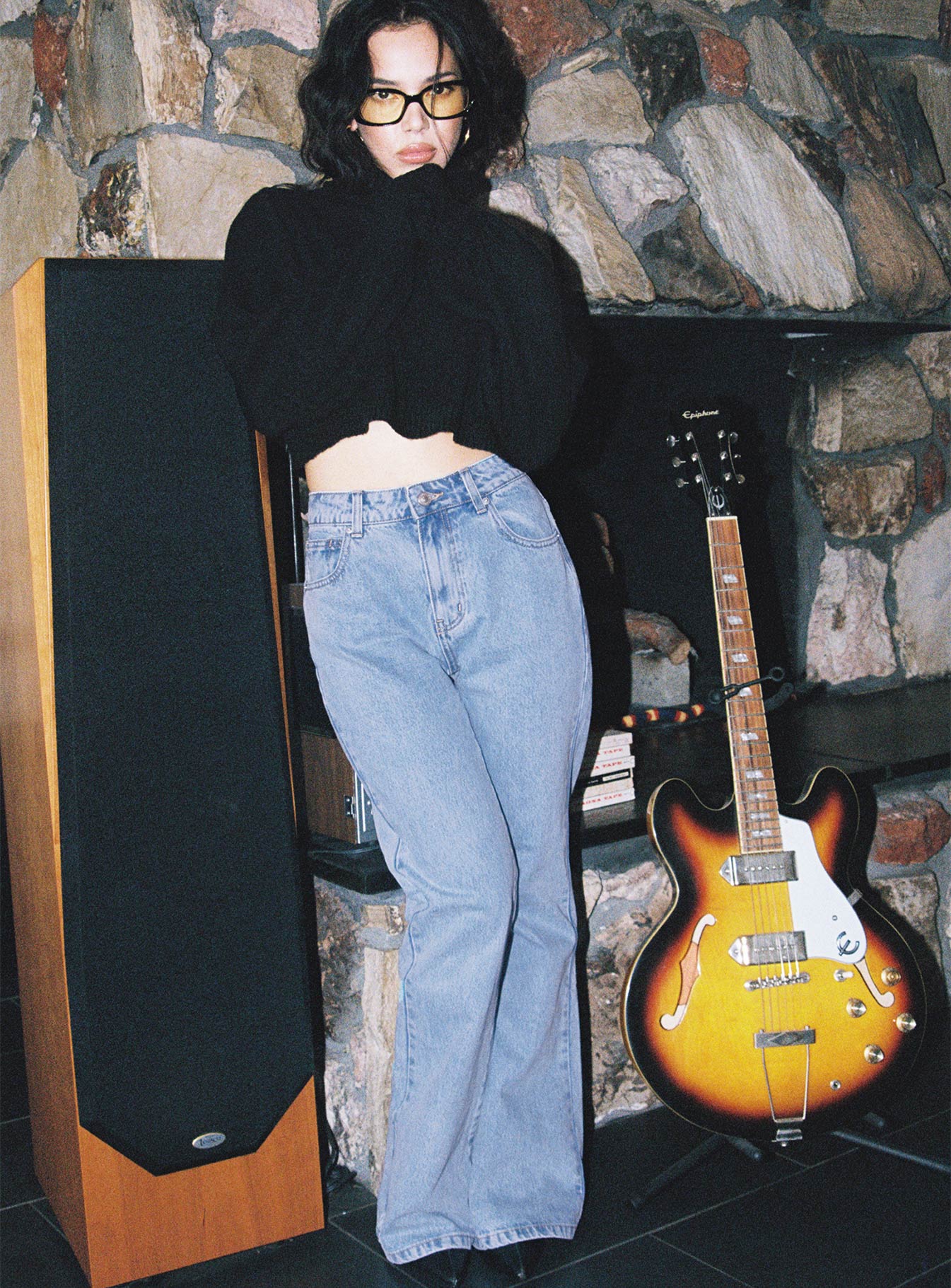 Cabarita Lounge Denim Jeans Mid Wash Petite - Image 2