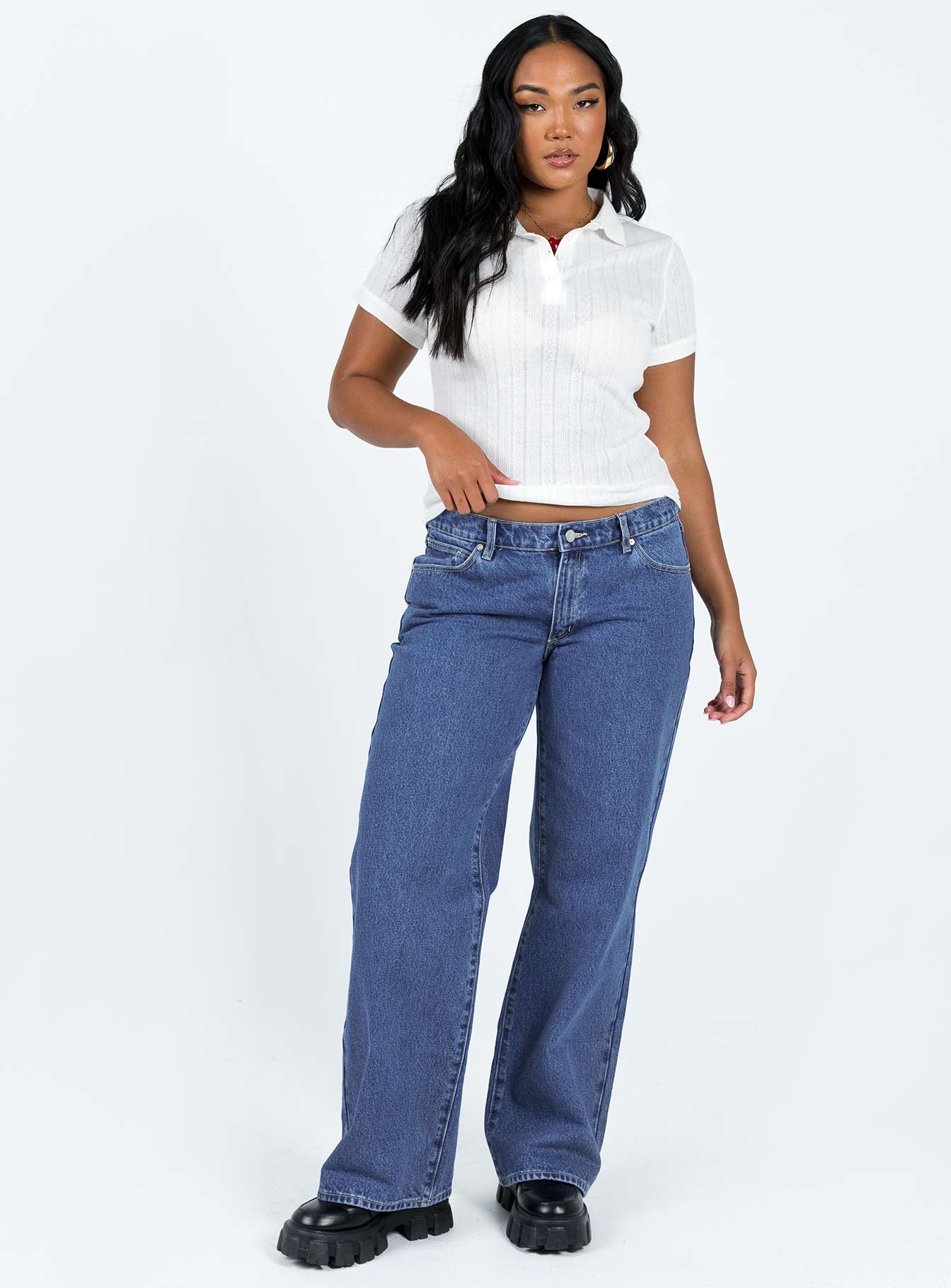 Long Beach Polo Top Cream - Image 3