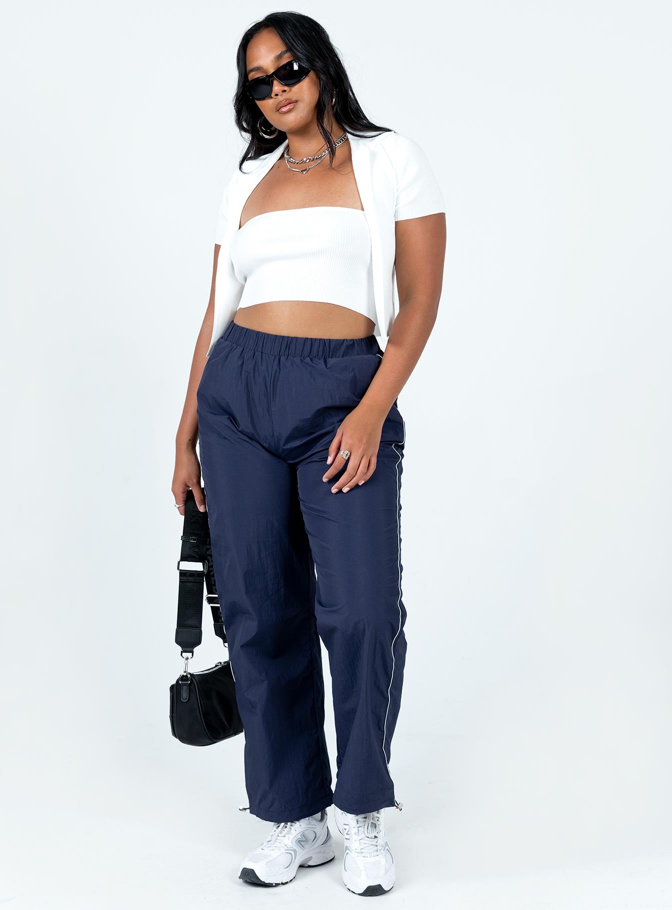 Downtown Parachute Pants Navy - Image 3