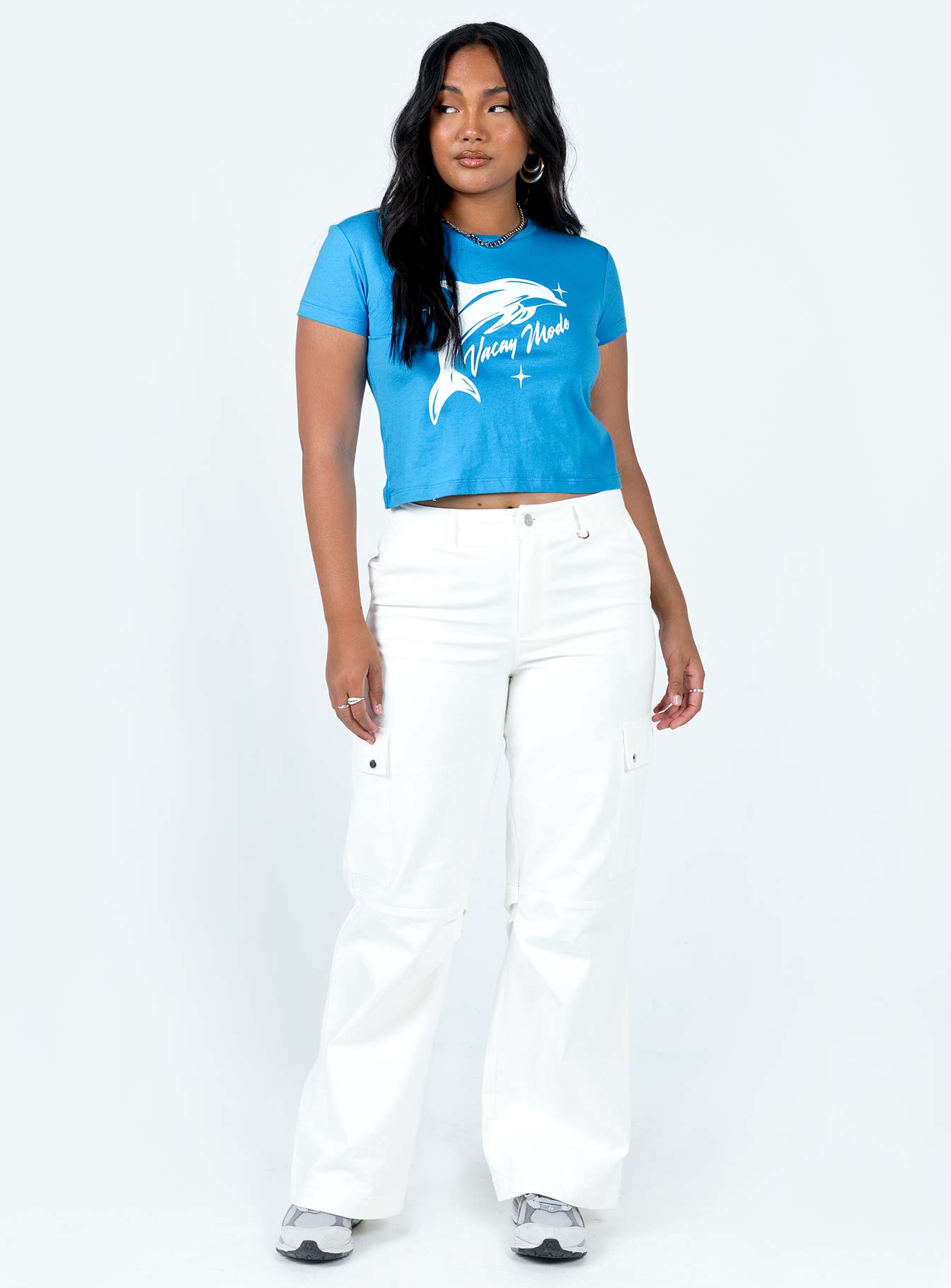 Vacay Mode Tee Blue - Image 3