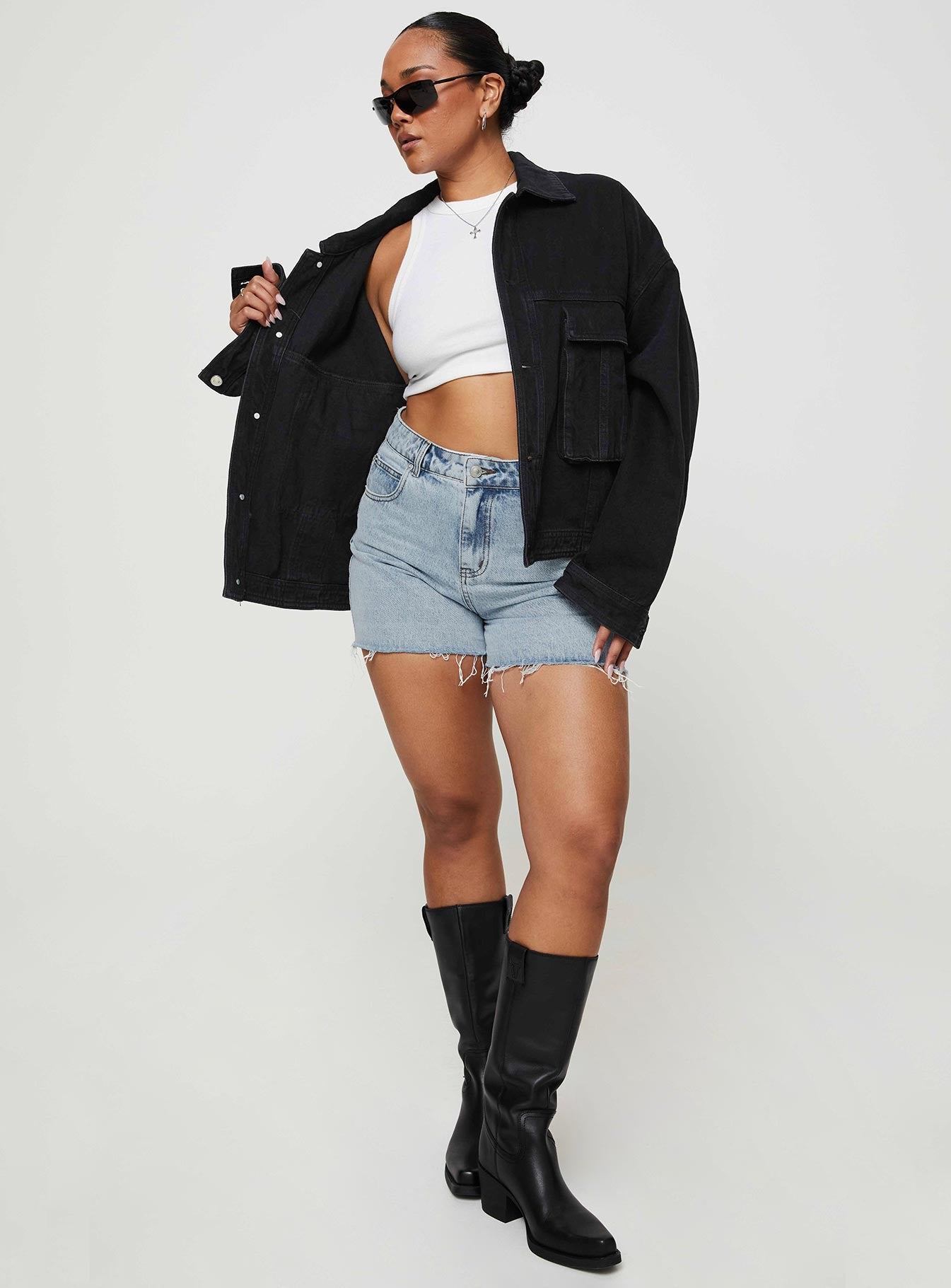 Laurena Denim Shorts - Image 4