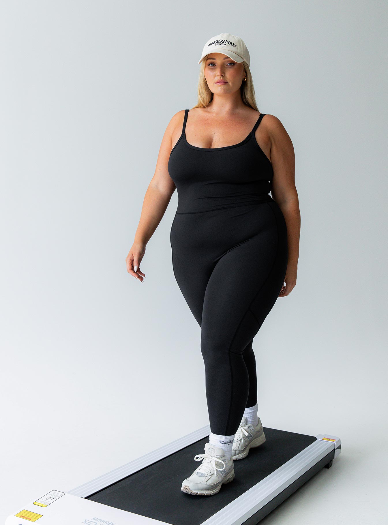 Go Getter Activewear Jumpsuit Black Curve - Image 2
