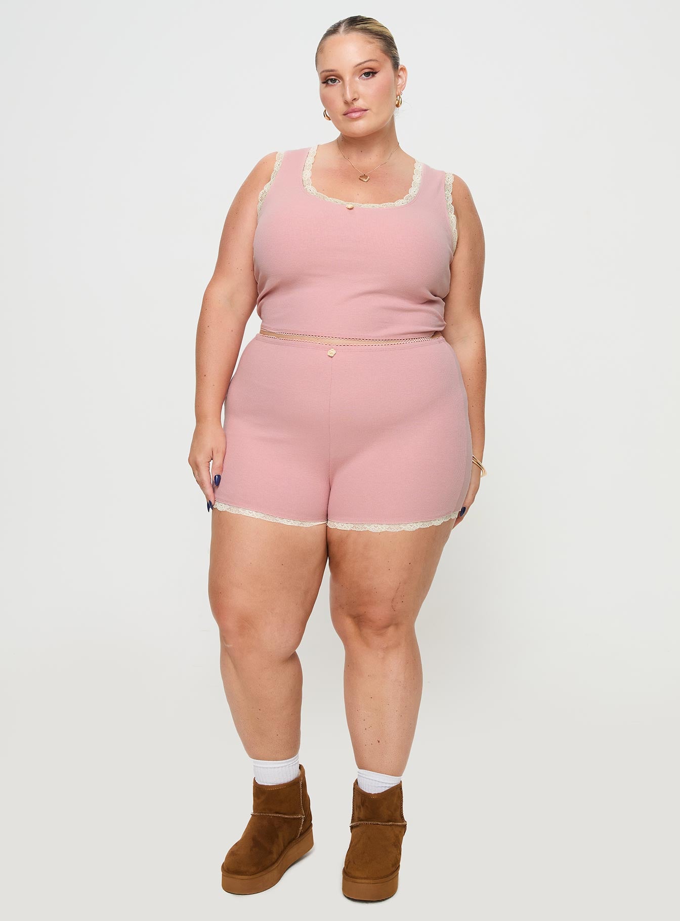 Morning Tea Sleep Set Pink Curve - Image 3