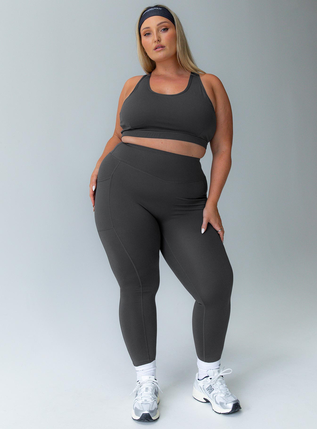 Achieve Activewear Leggings Grey Curve - Image 3