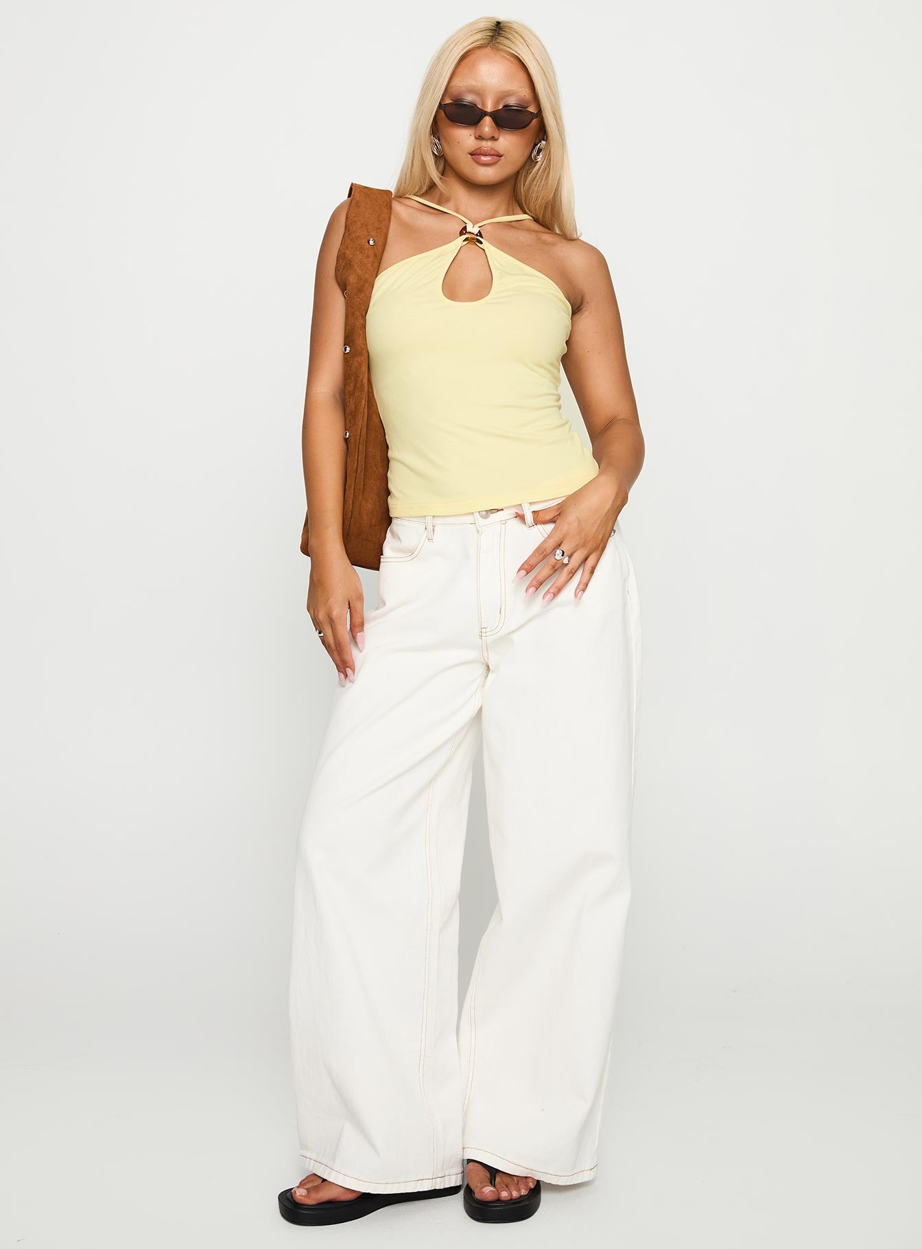 Luminarie Cut Out Top Lemon - Image 3