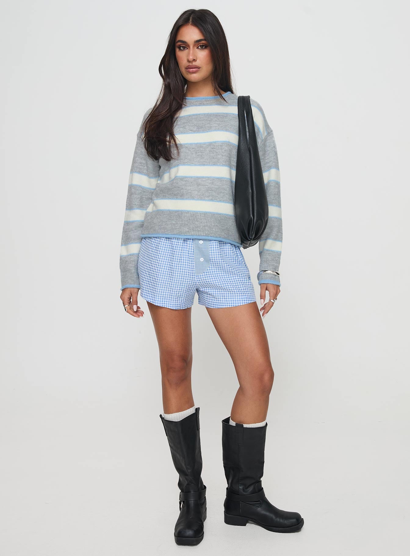 Clydie Knit Sweater Grey - Image 2