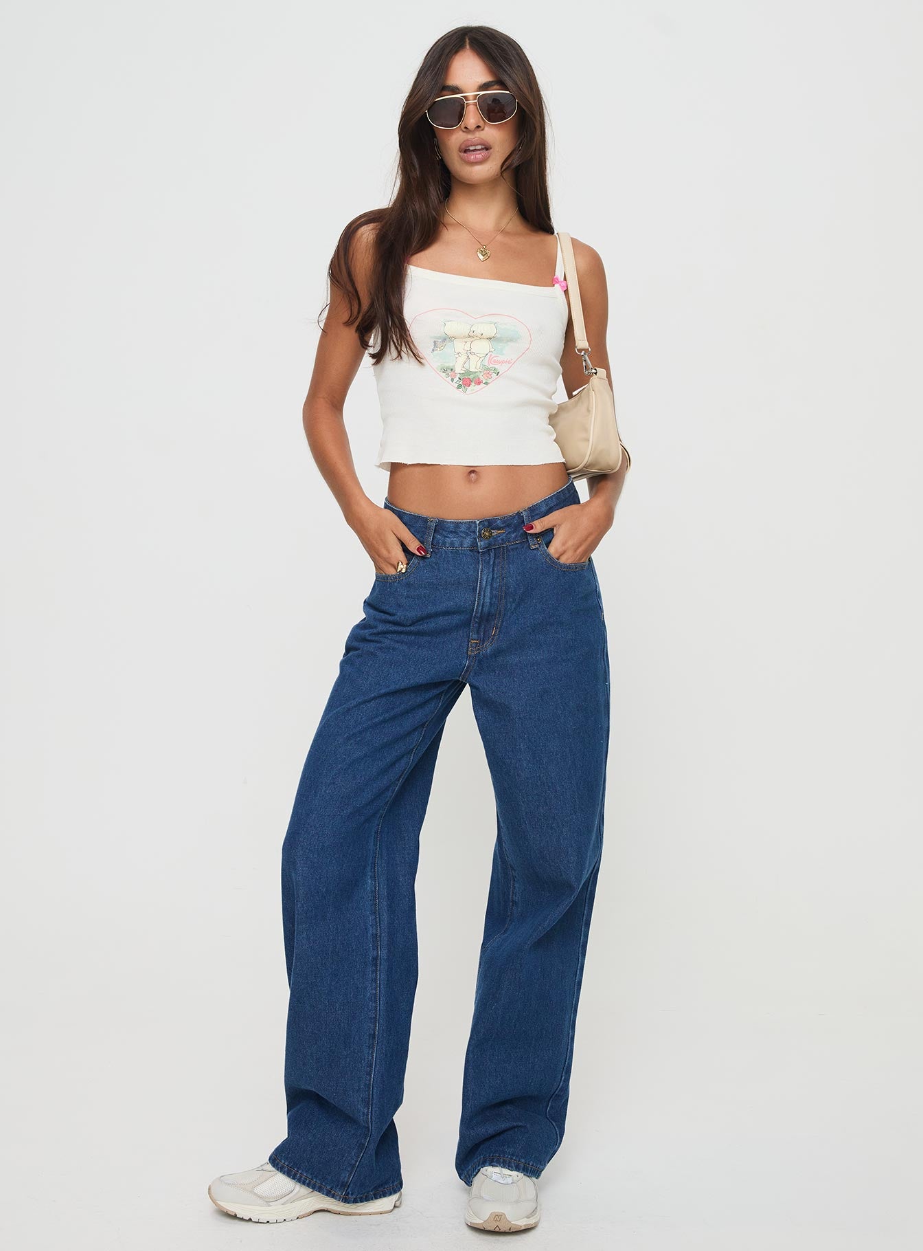 Kewpie Butterflies & Roses Top Cream - Image 3