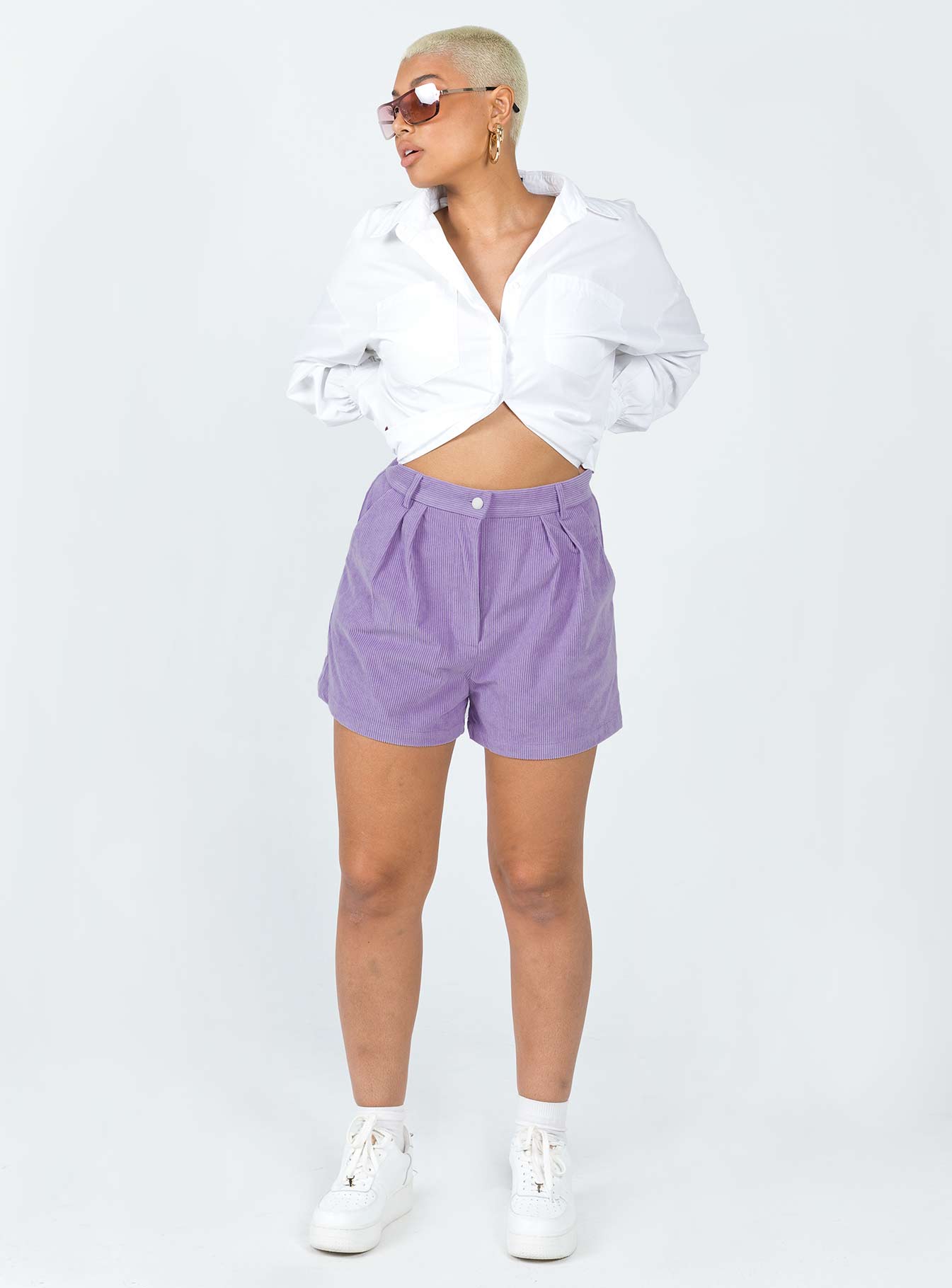 Rhanni Shorts Purple - Image 2