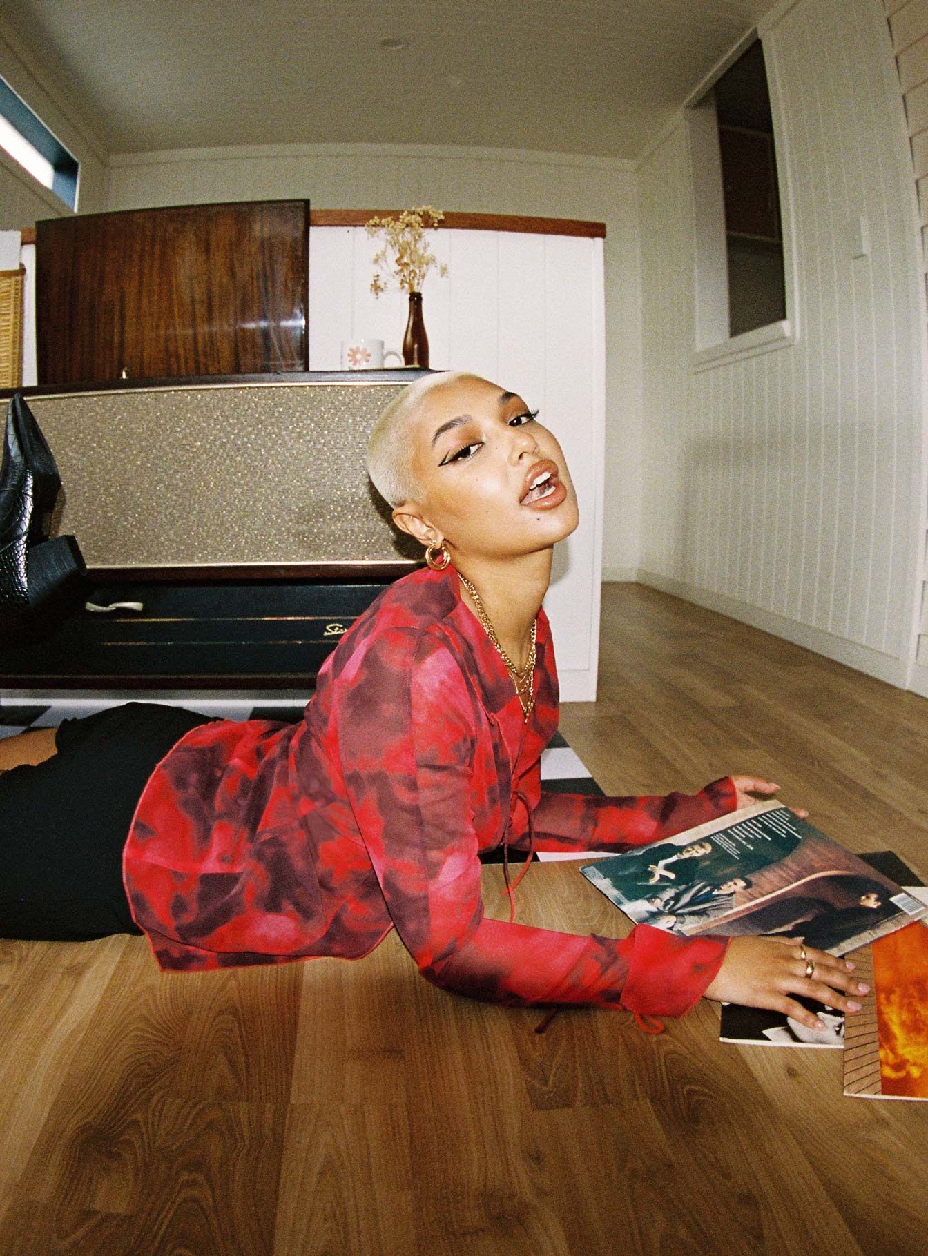 Marv Long Sleeve Top Red - Image 8