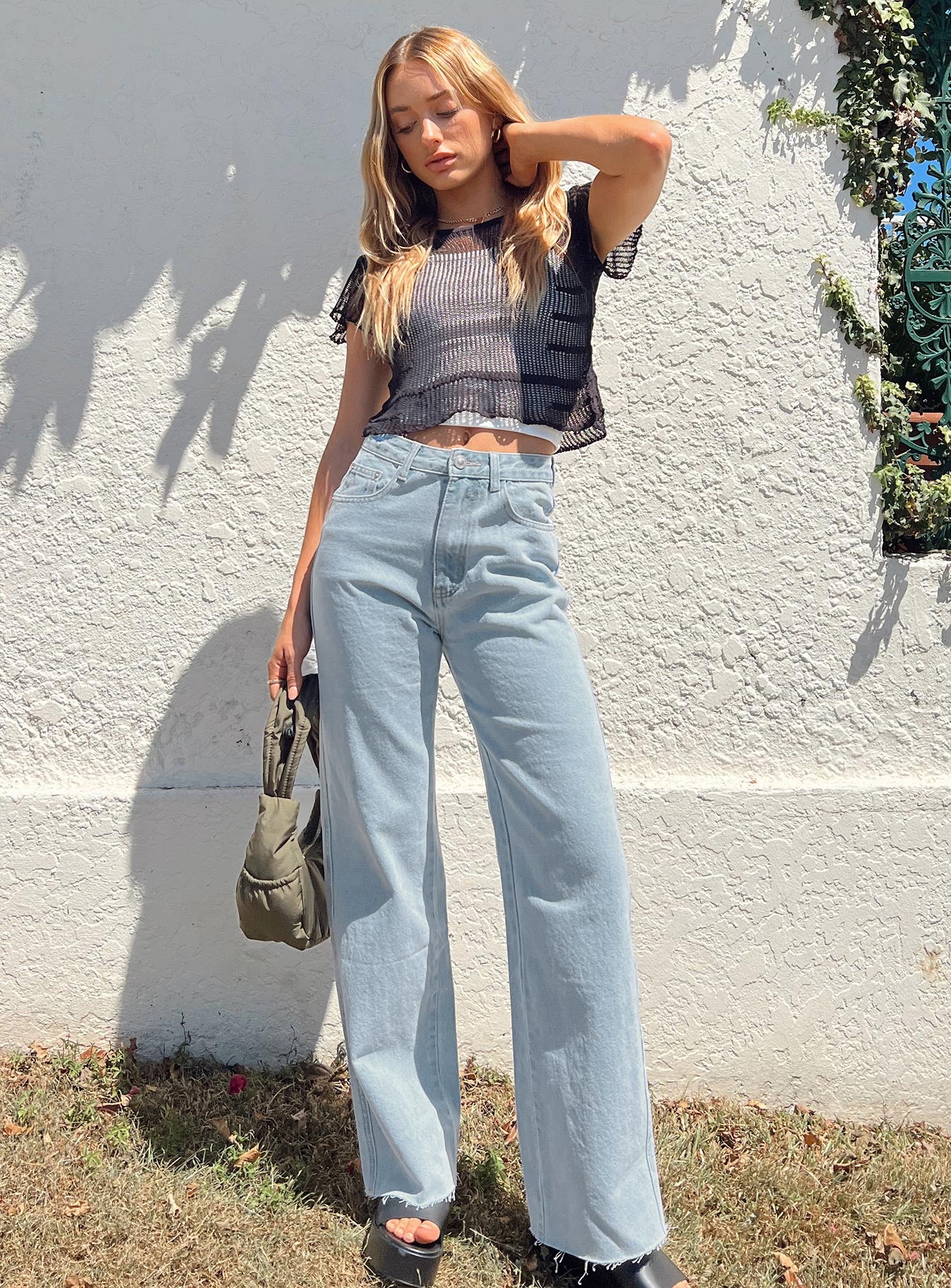 Arlington Straight Leg Denim Jeans Light Wash - Image 14