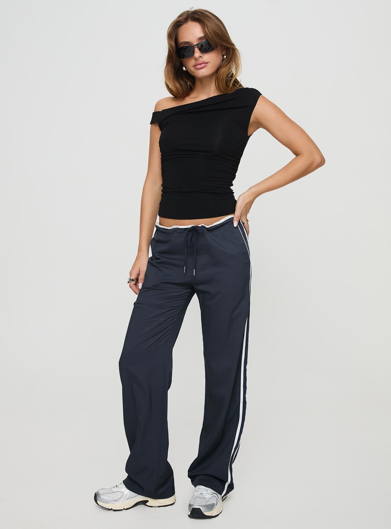 Maranie Pants Navy/ White - Image 3