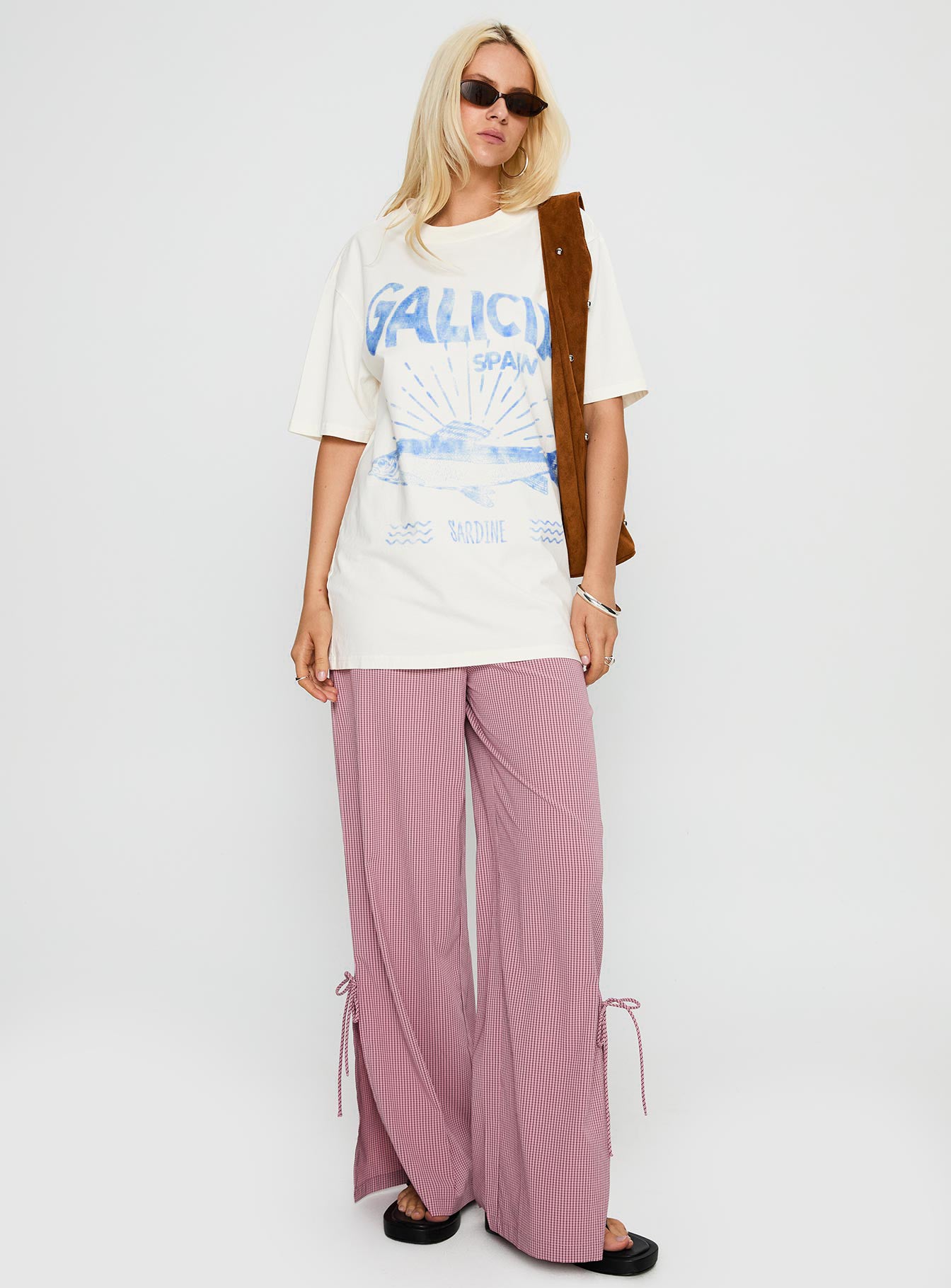 Galicia Spain Graphic Tee White / Blue - Image 3