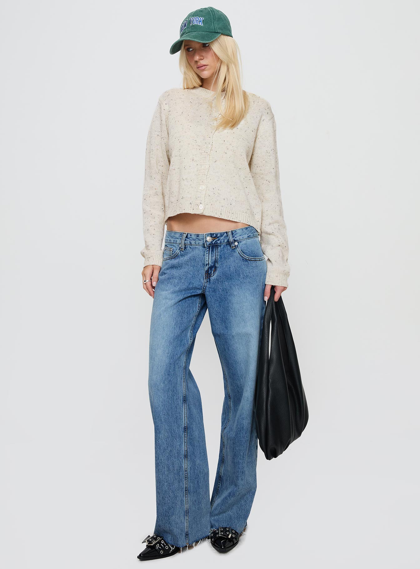 Sabryna Low Rise Straight Leg Jeans Blue - Image 3