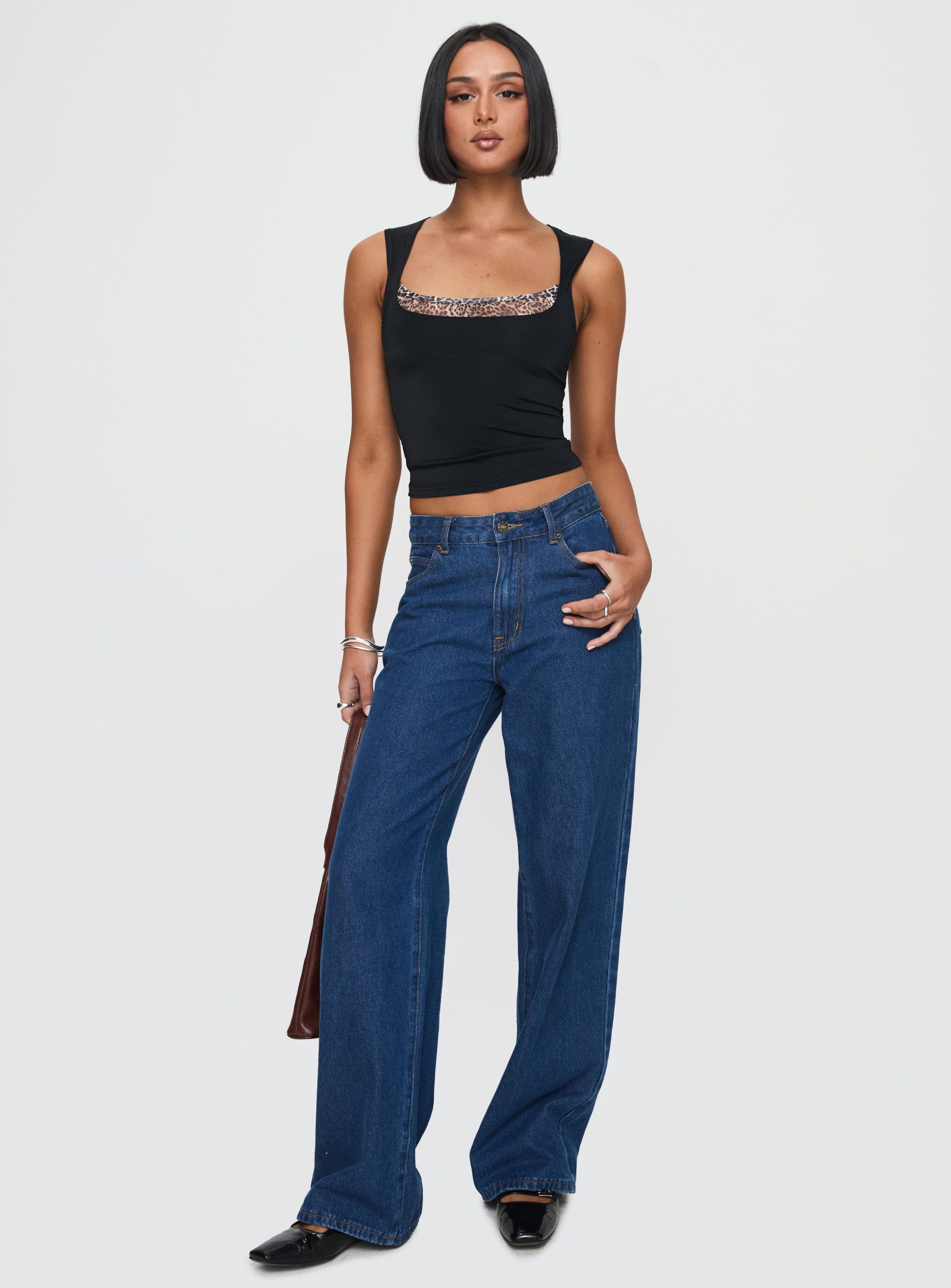 Xandi Top Black Leopard - Image 3