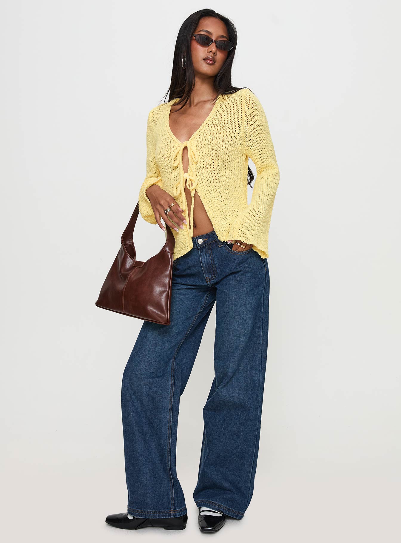 Swain Knit Cardigan Lemon - Image 3