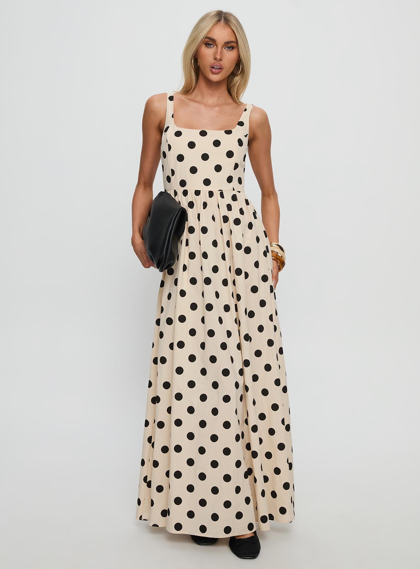 Cartmel Maxi Dress Cream / Polka Dot - Image 3