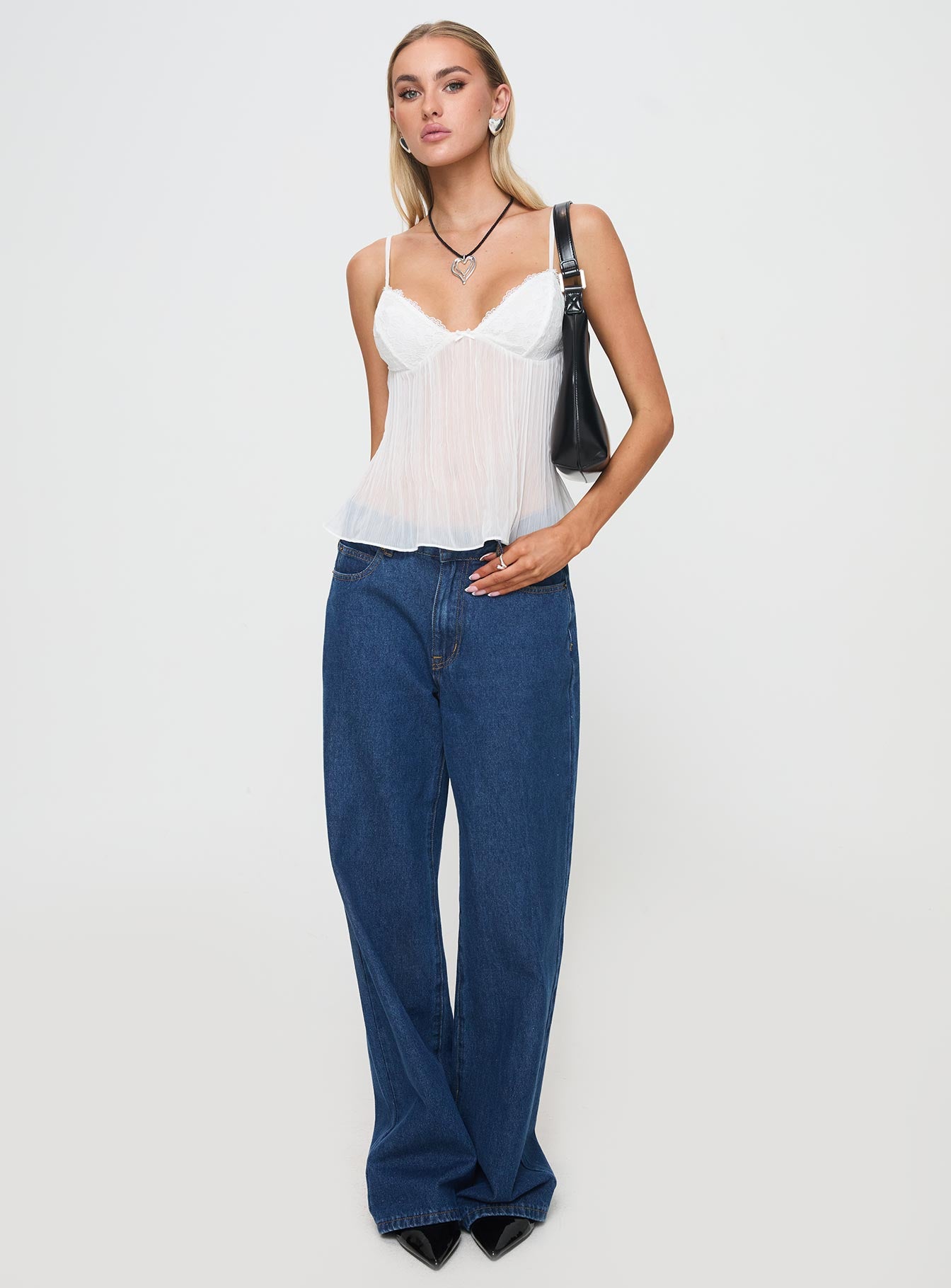 Zami Pleat Top White - Image 3