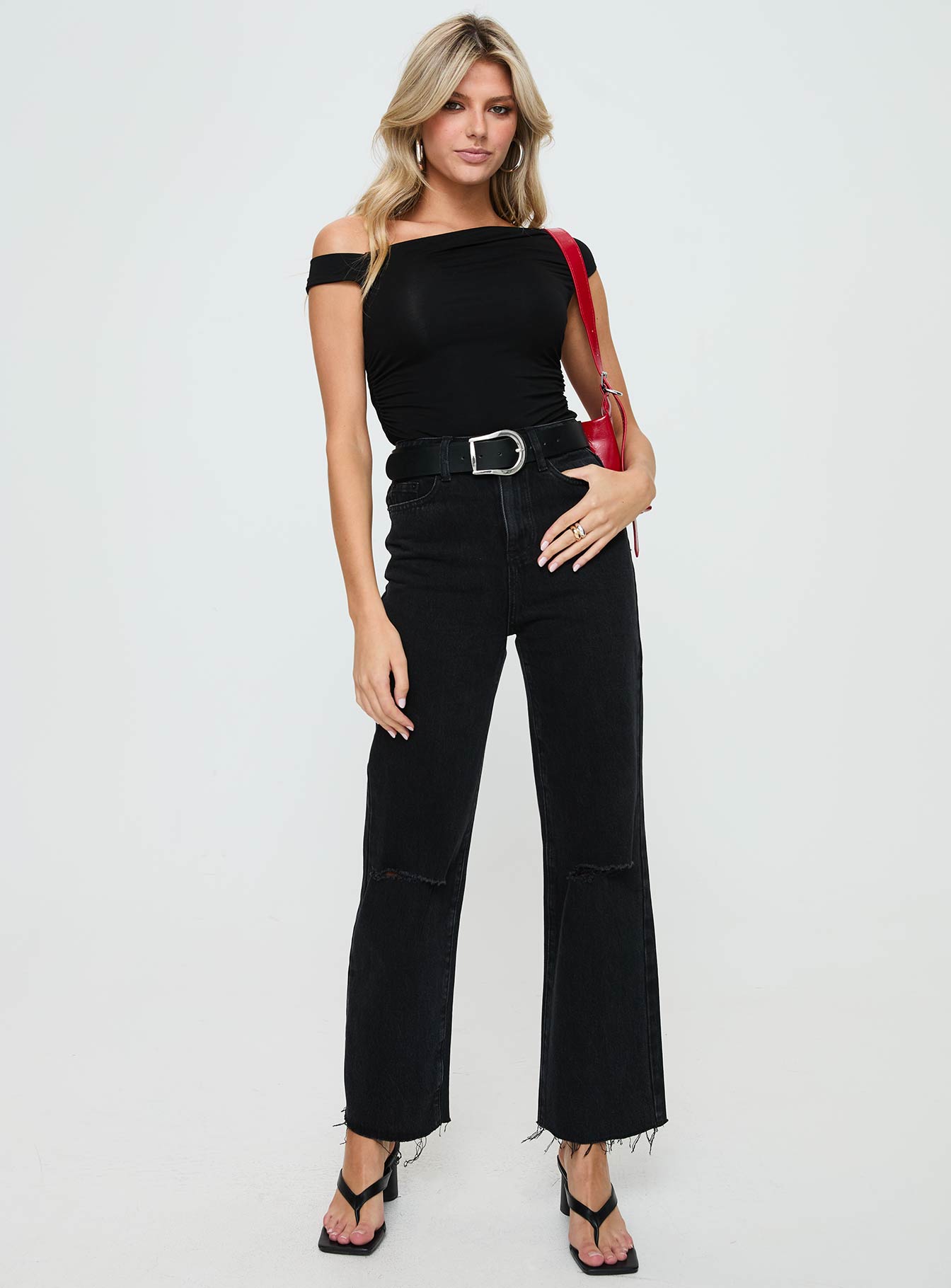 Thorne Denim Jeans Washed Black - Image 2