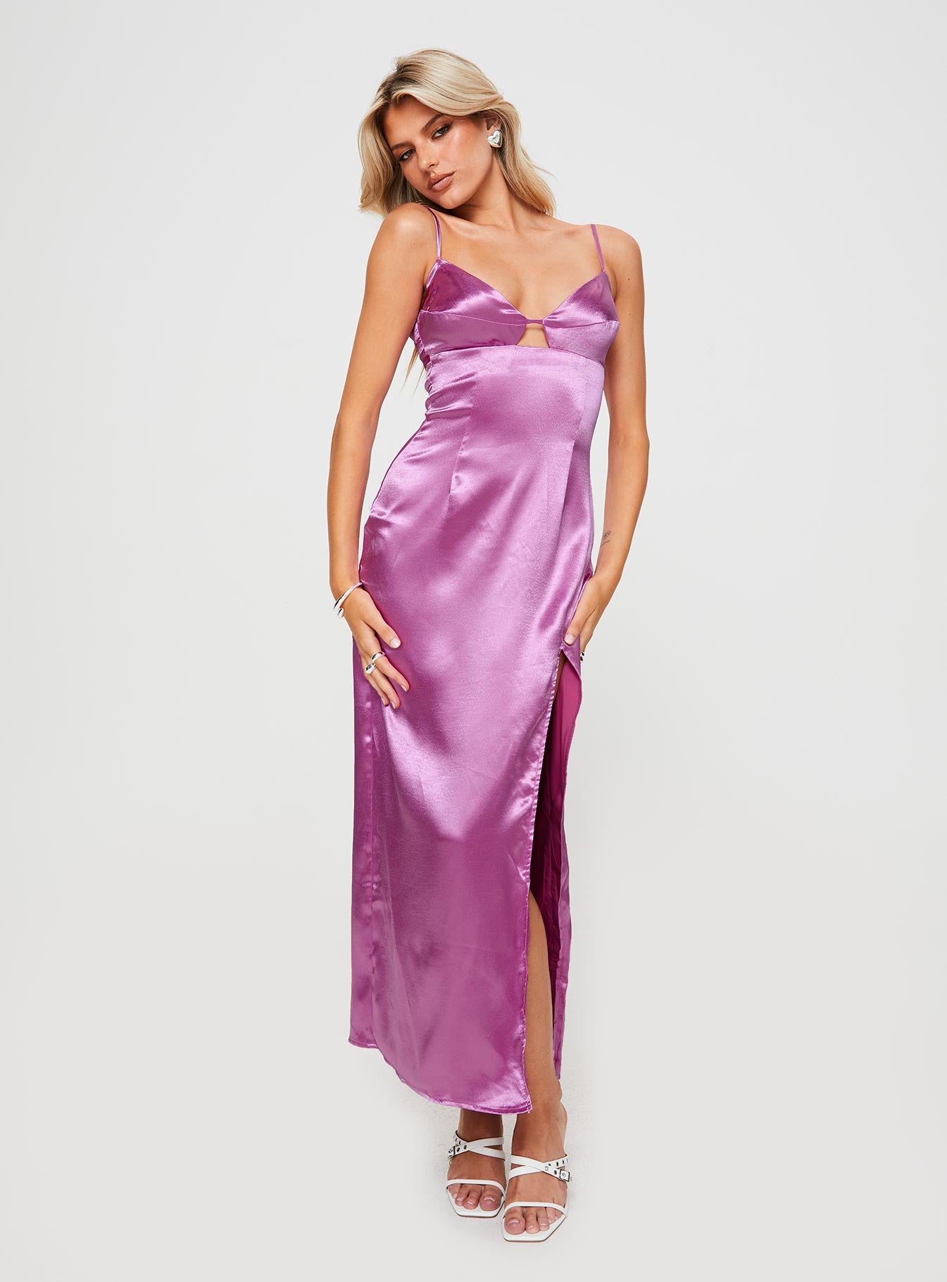 Amandine Maxi Dress Pink - Image 3