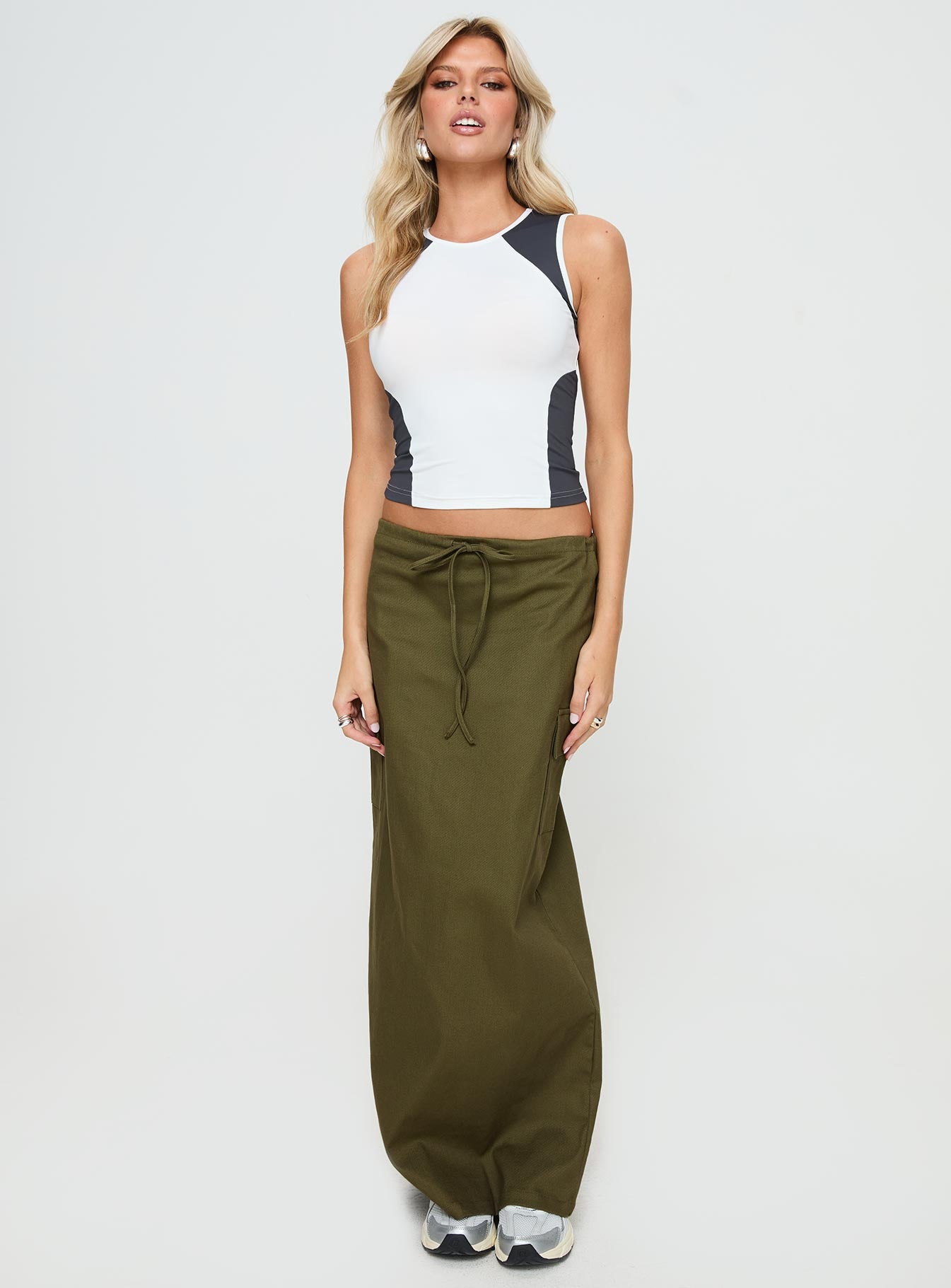 My Girl Maxi Skirt Olive - Image 3