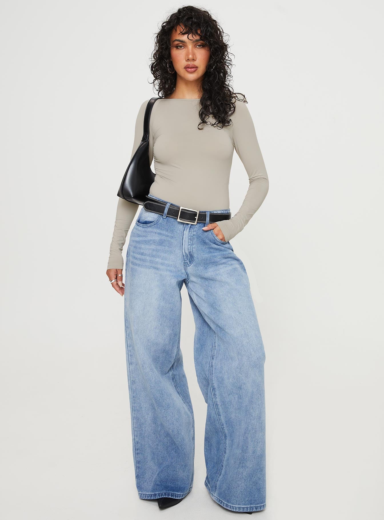 Gatewood Long Sleeve Bodysuit Grey - Image 3