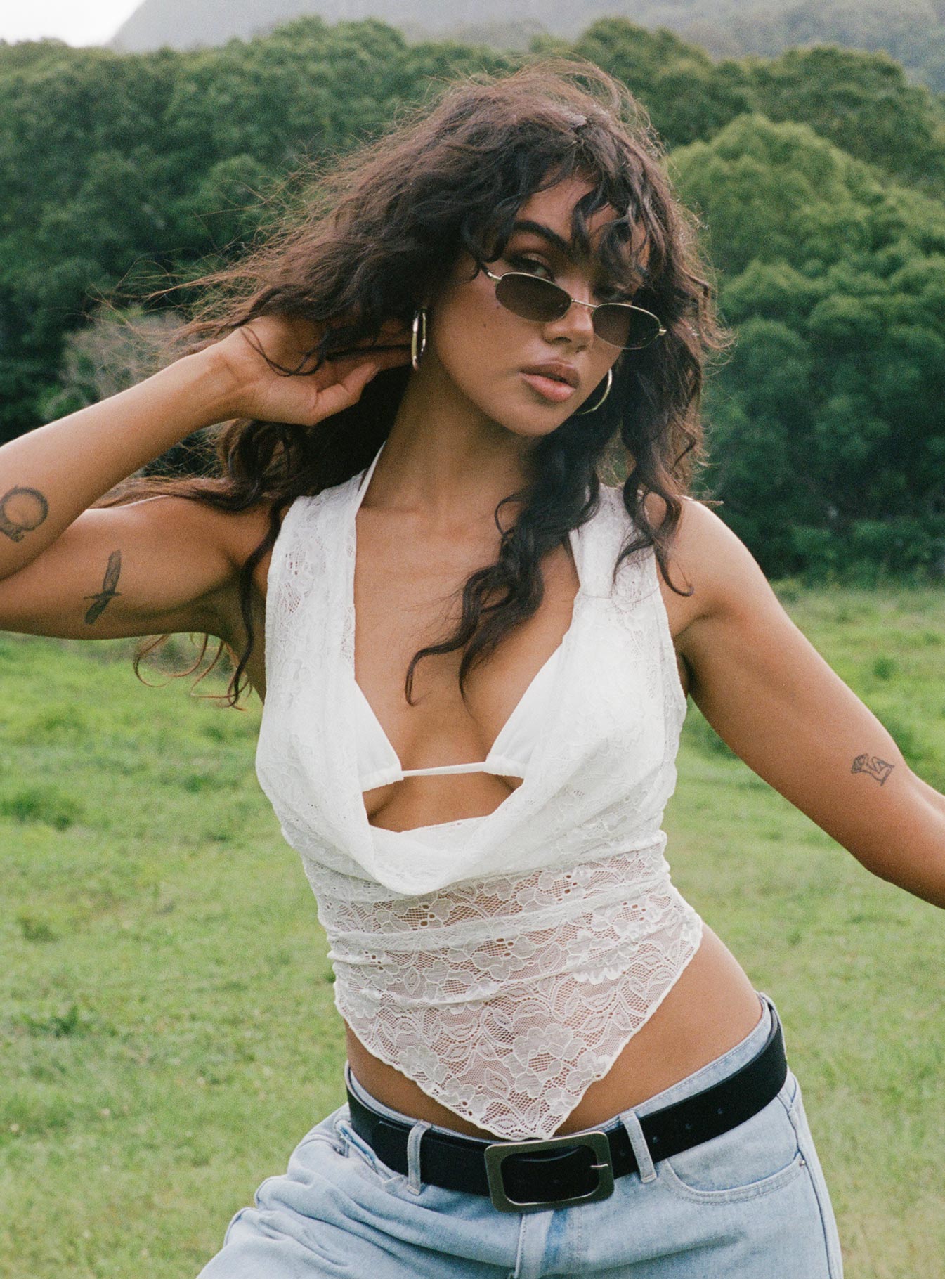 Maryam Lace Top White - Image 9