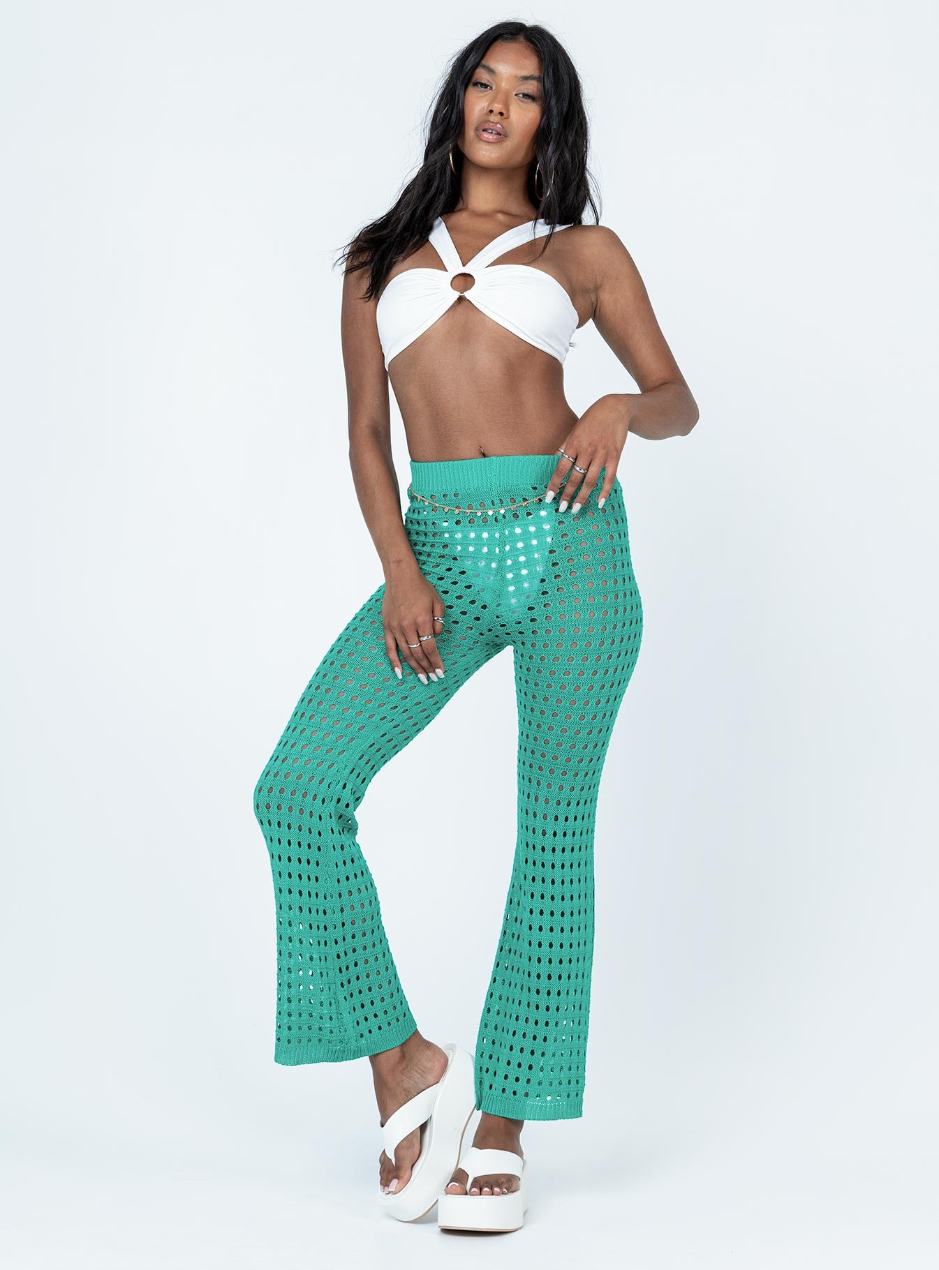 The Ava Pants Green - Image 3