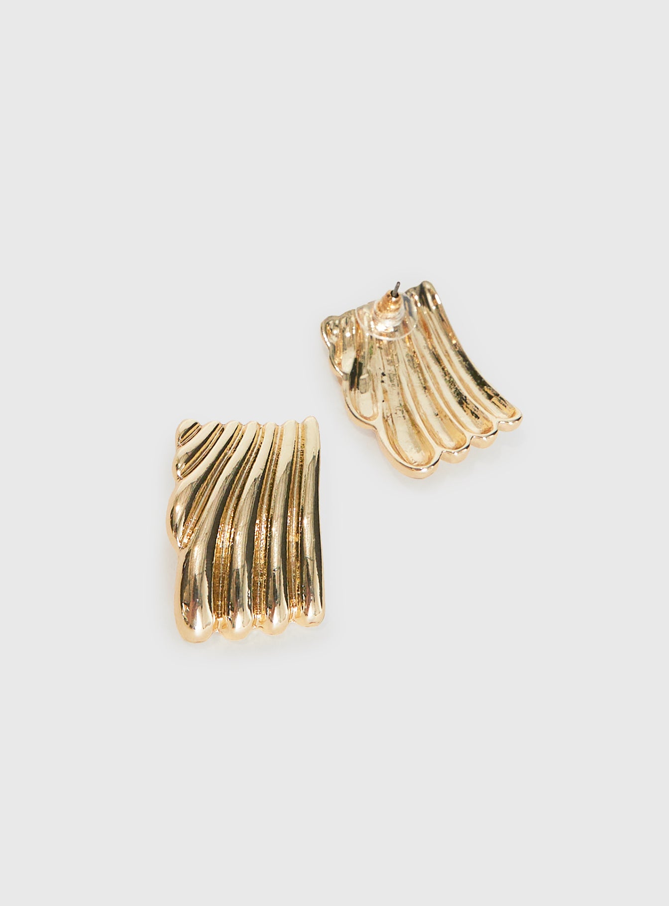 Precarious Earrings Gold - Image 3