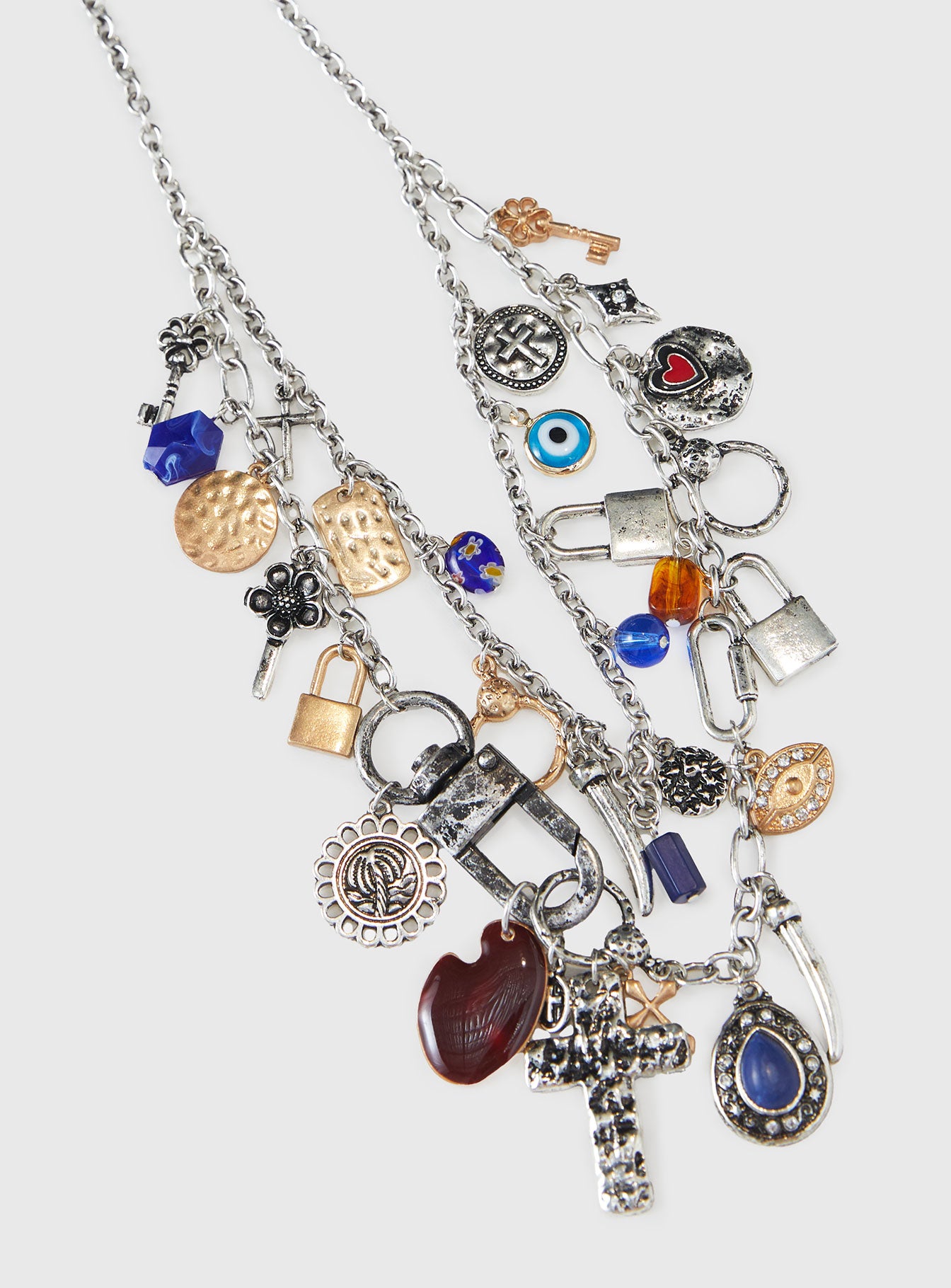 Unplugged Charm Necklace Multi - Image 3