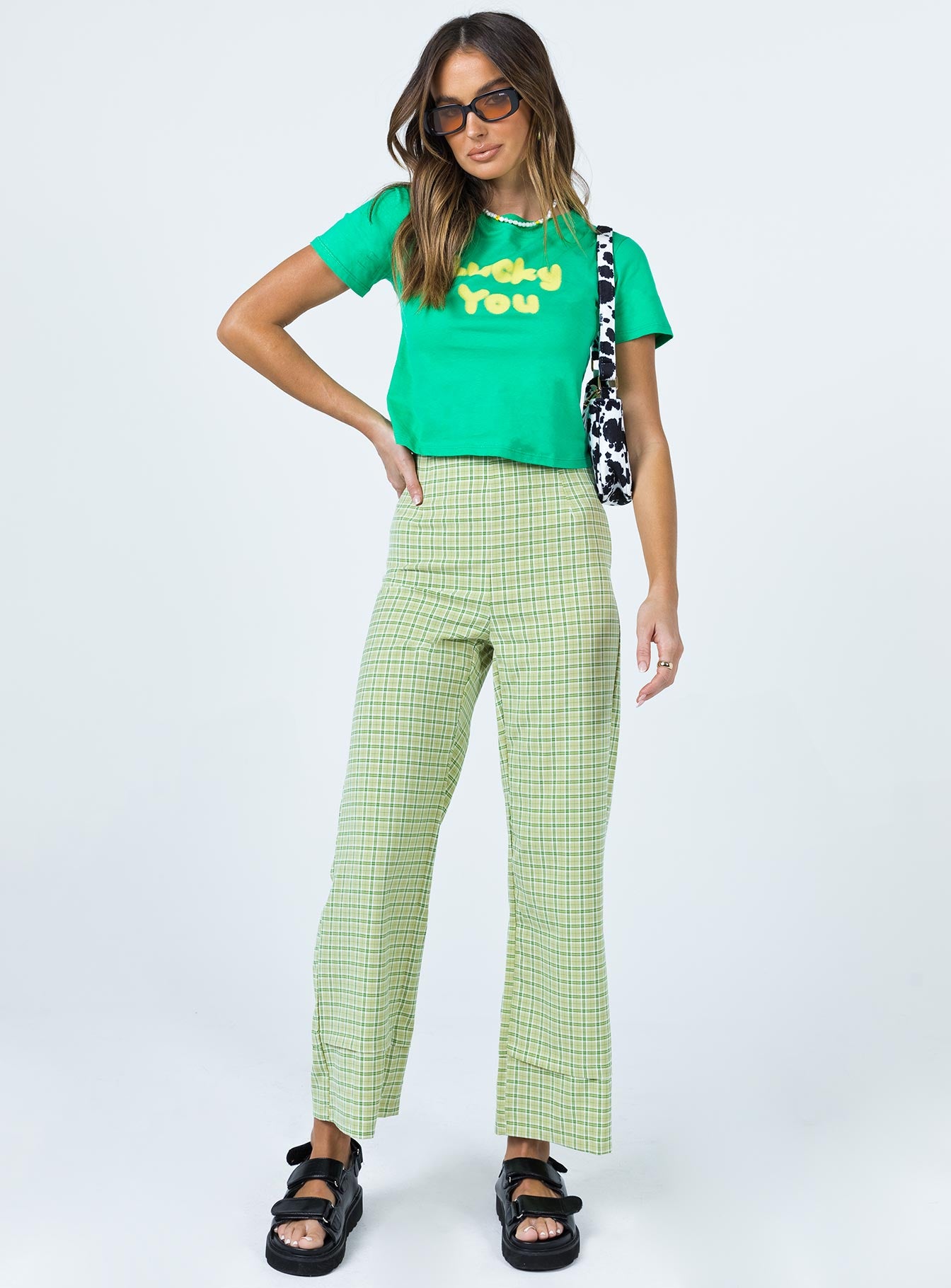 Euros Pants Lime Green - Image 3