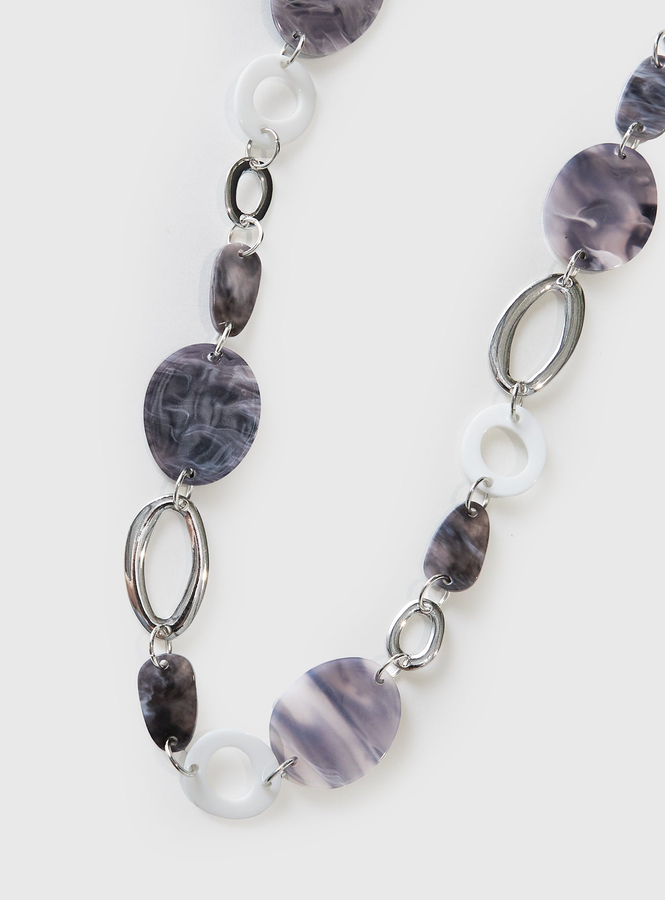 Felon Beaded Chain Belt Silver / Black - Image 3