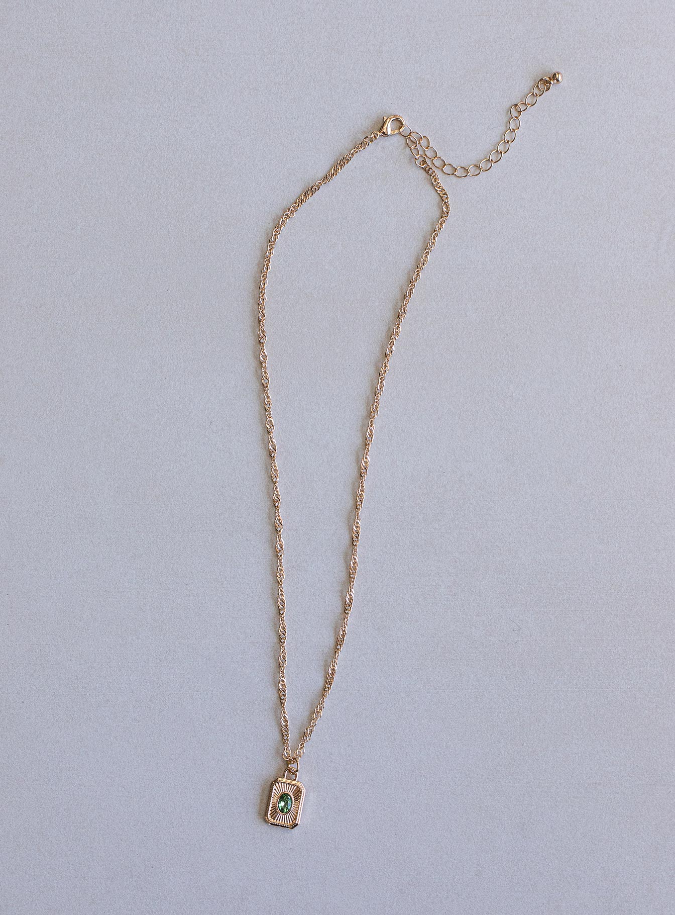 Honeydew Necklace Gold / Green - Image 4