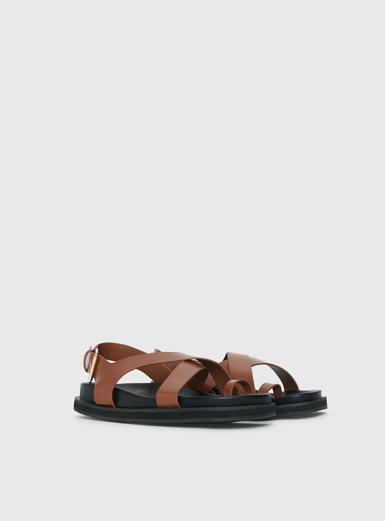 Billini Tennie Sandals Tan / Black - Image 3