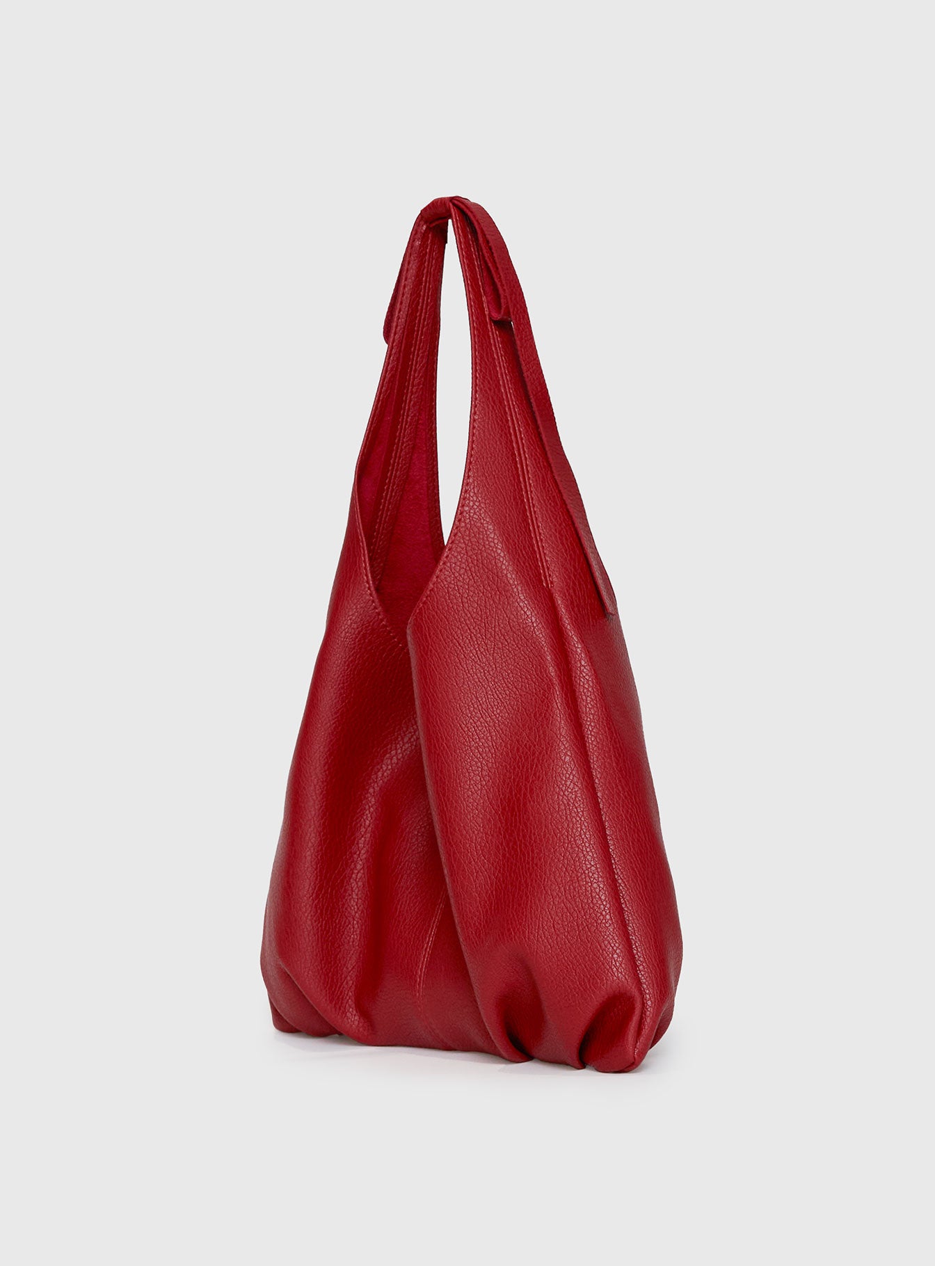 Neddy Faux Leather Bow Bag Red - Image 3