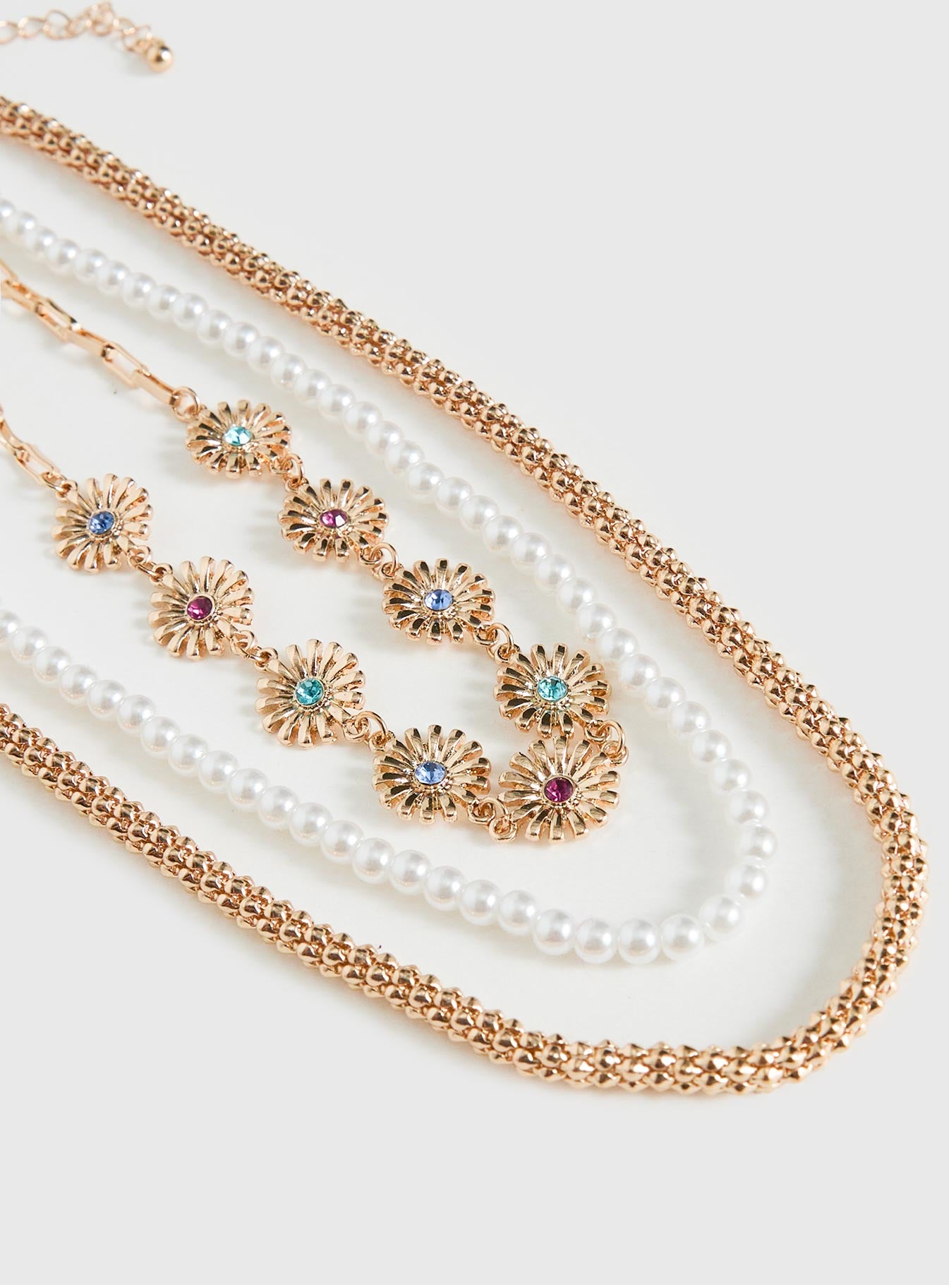 Keep Dreaming Layered Necklace Gold - Image 3