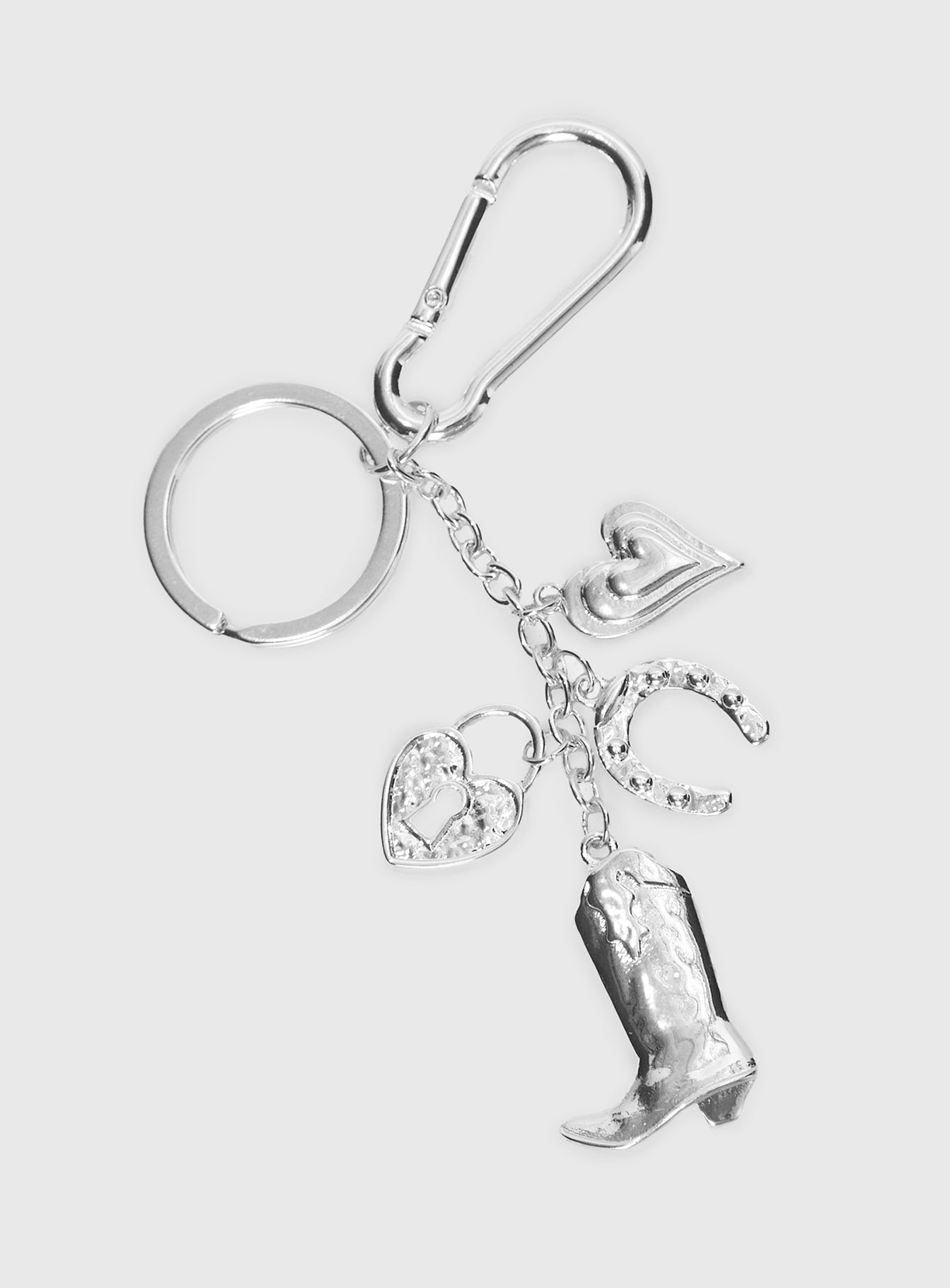 How Lucky Are We Key Chain Silver - Image 3