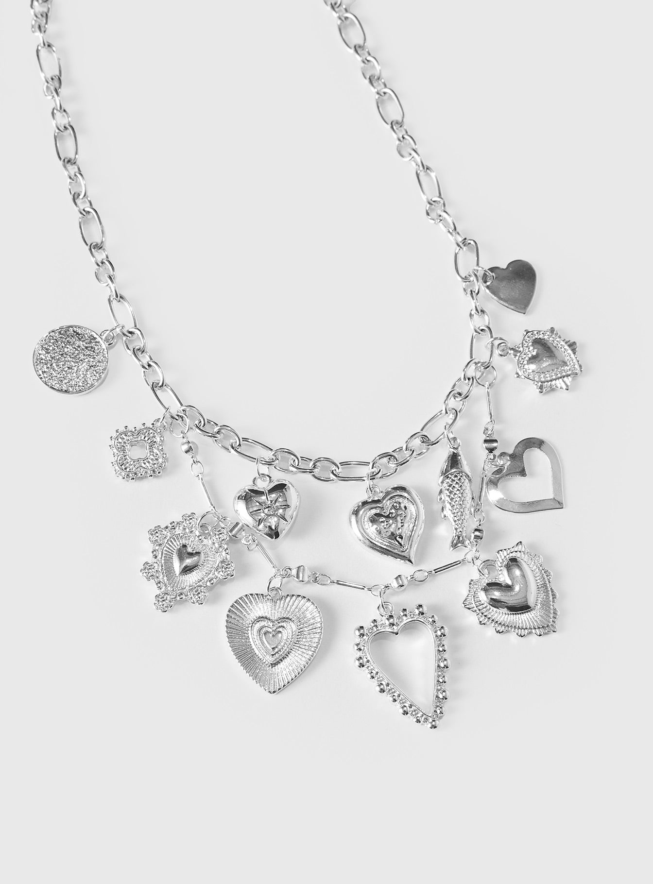 True Connections Charm Necklace Silver - Image 3