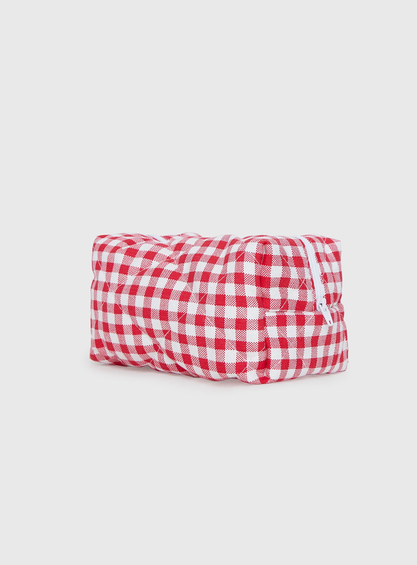 Belize Pouch Red Gingham - Image 3