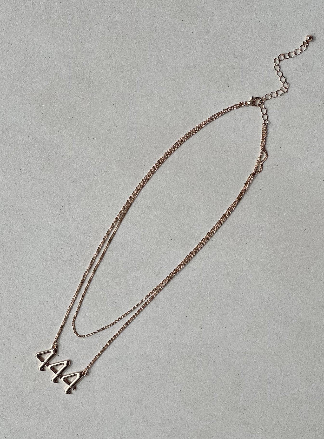 444 Angel Necklace Gold - Image 3