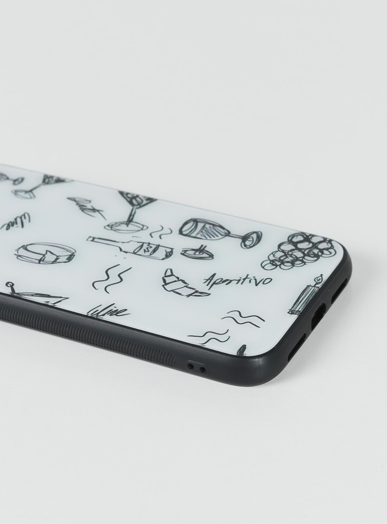 Picnic iPhone Case Black / White - Image 3